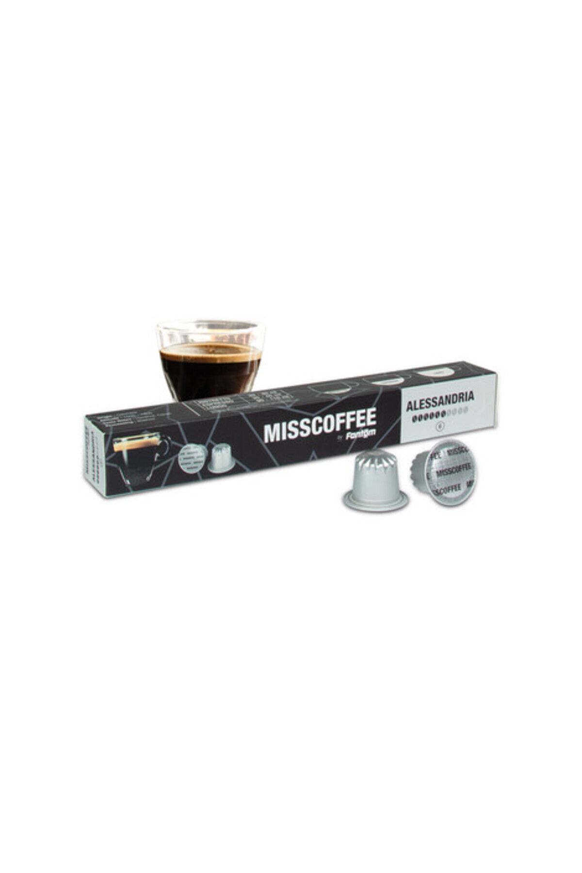 FANTOM Mısscoffee Alessandrıa Kapsül Kahve Kutusu Nespresso Sistem Uyumlu
