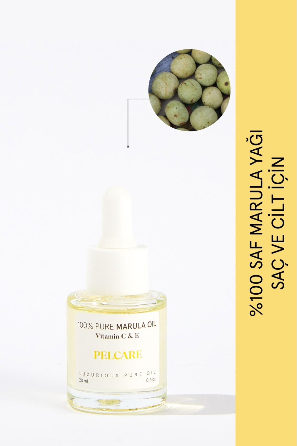 Pelcare 100% Pure Marula Oil - Saf Marula Meyvesi Yağı