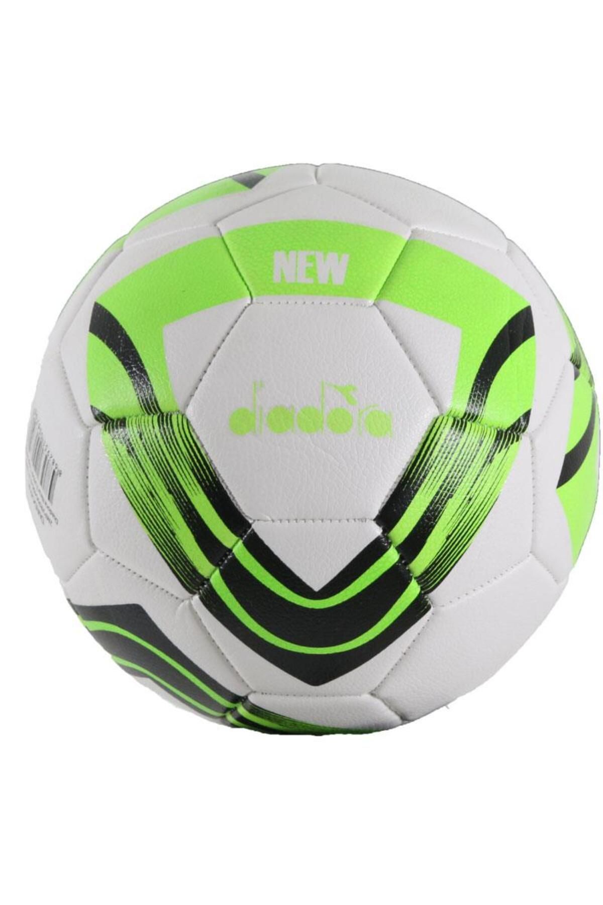Diadora New Futbol Topu Beyaz - Yeşil - Gri No 4