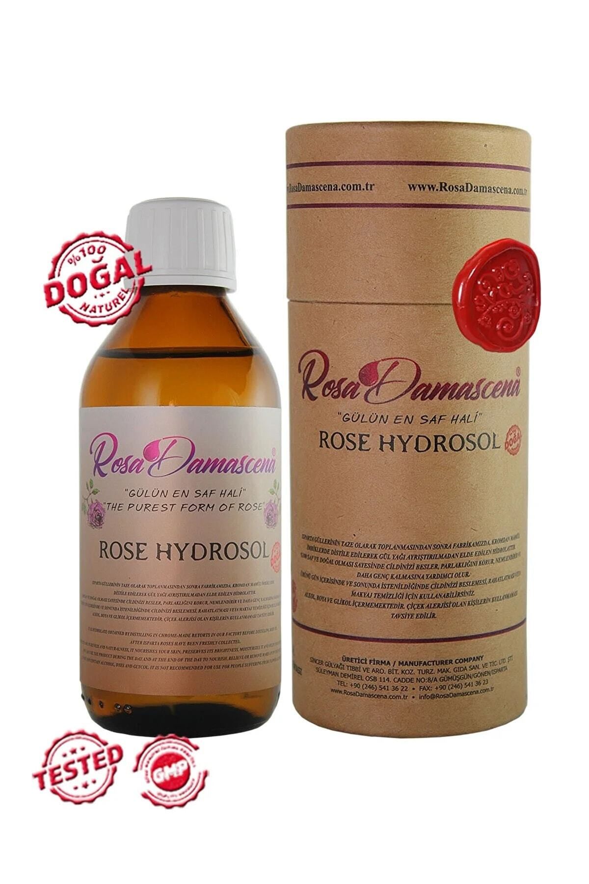 Rosa Damascena Gül Mayası Suyu Cilt Nemlendirici Cilt Besleyici Cilt Onarıcı Sıkılaştırıcı 150 ml