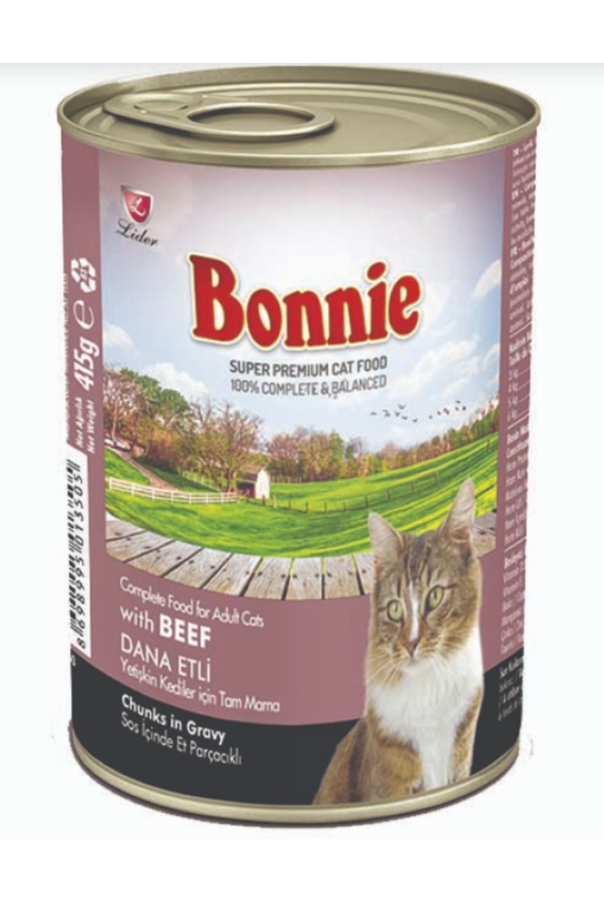 Bonnie Dana Etli Yetişkin Kedi Konservesi 400 gr