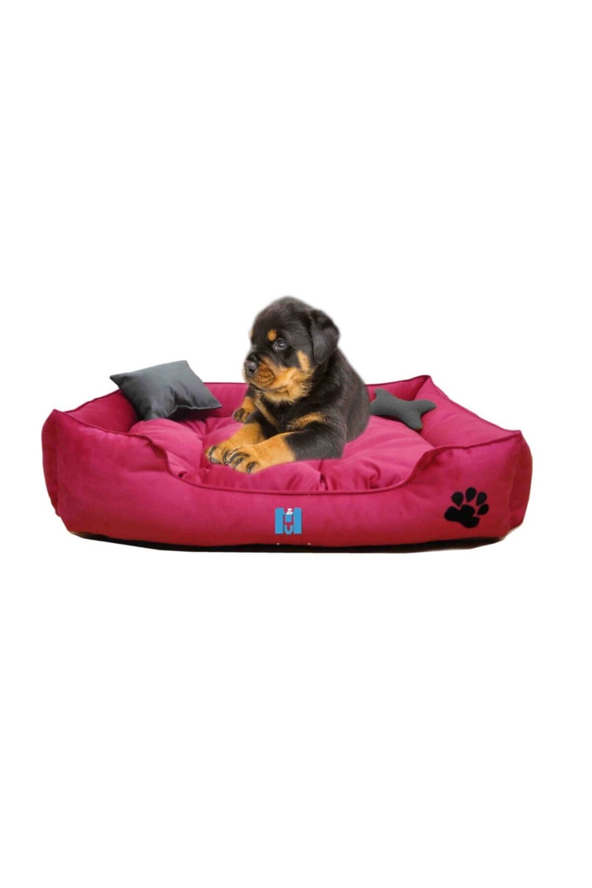 Mavi Vitrin Ultrasoft Küçük Irk Köpek ve Kedi Yatağı Yıkanabilir Ürün Kemik ve Yastık