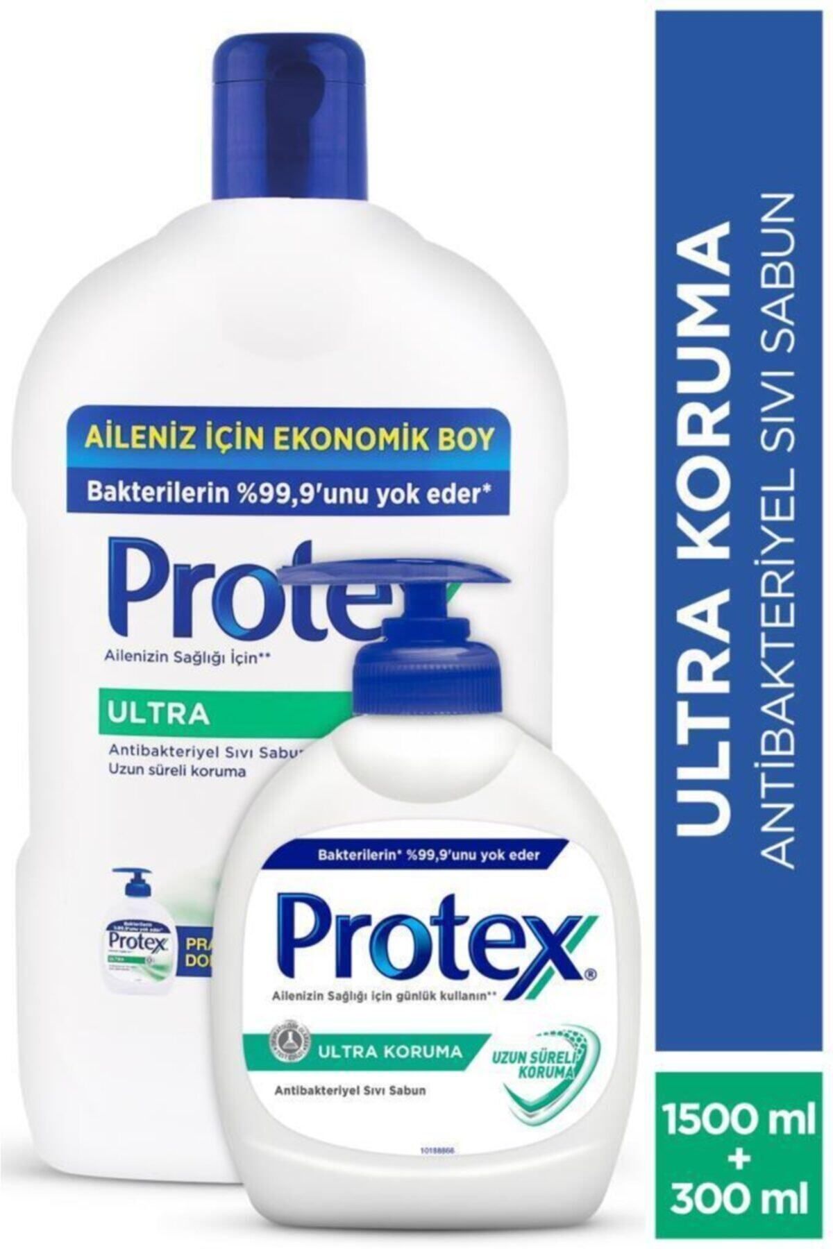 Protex Ultra Uzun Süreli Koruma Sıvı Sabun 1500 ml + 300 ml