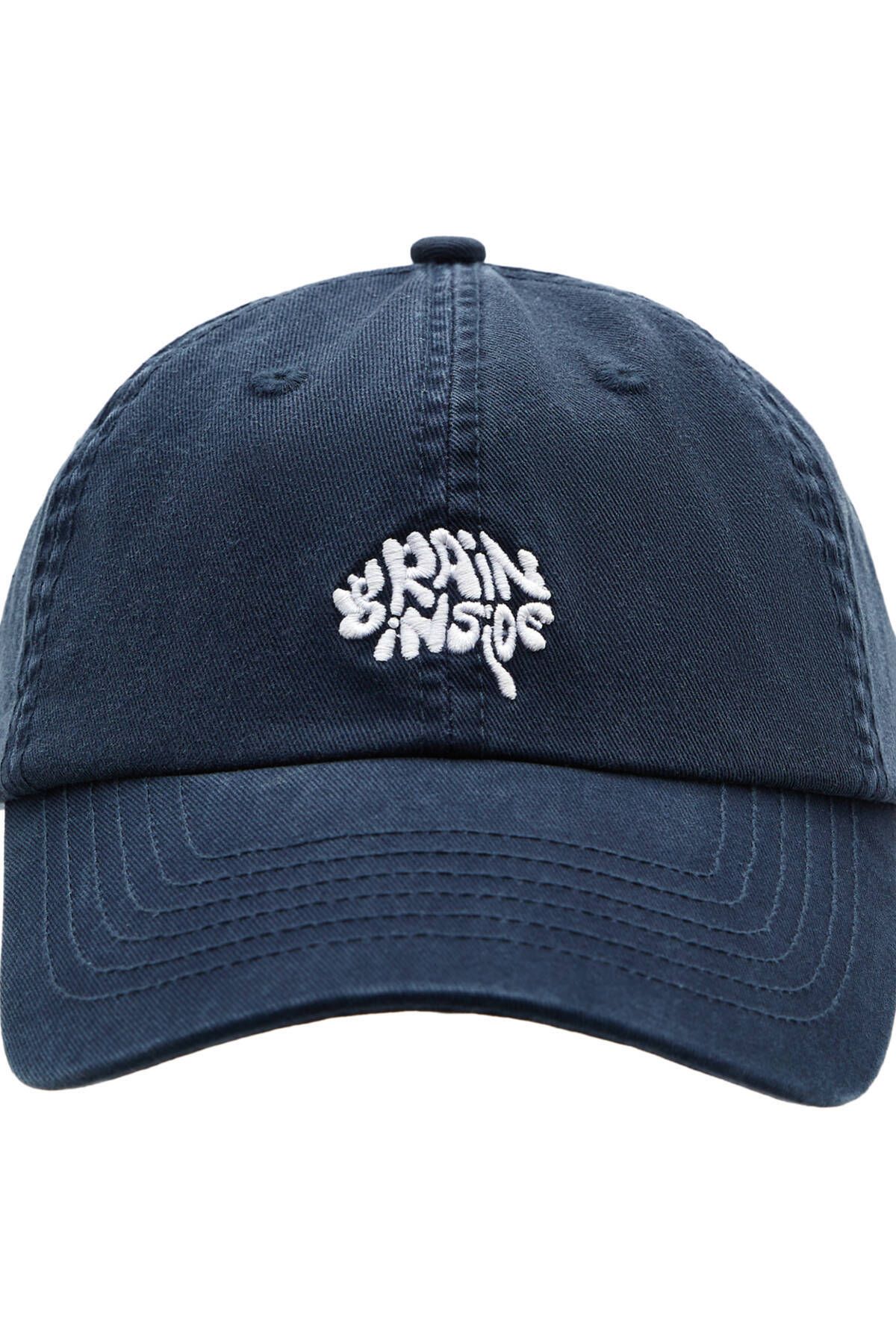 Pull & Bear Soluk efektli mavi şapka