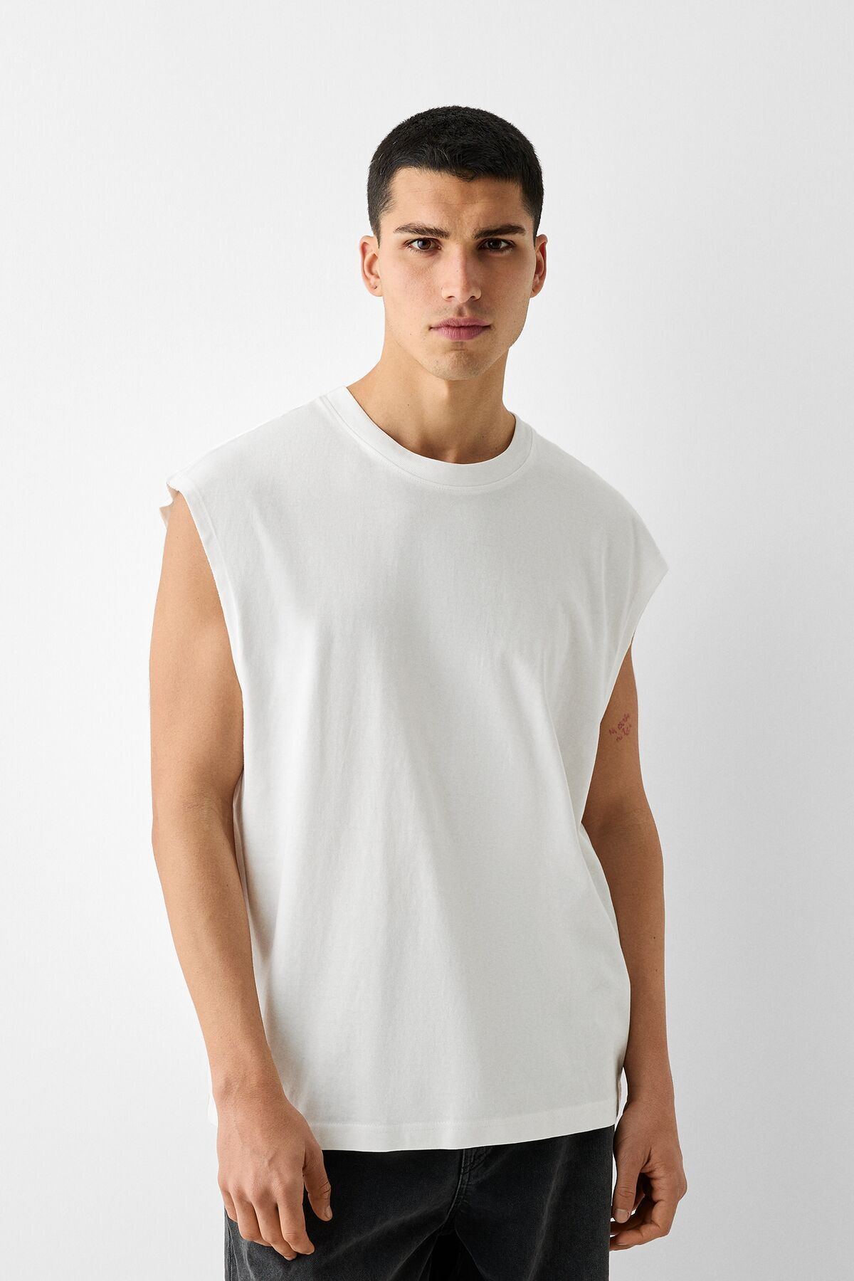 Bershka Kolsuz oversize t-shirt