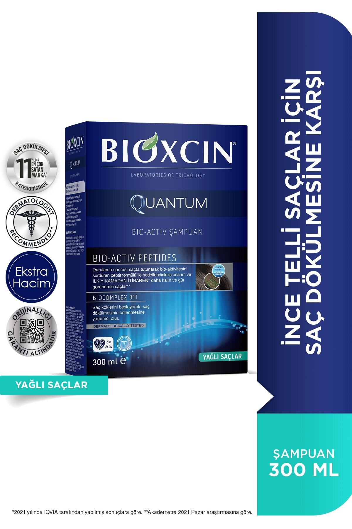 Bioxcin Quantum Yağlı Saçlar Için Şampuan 300ml
