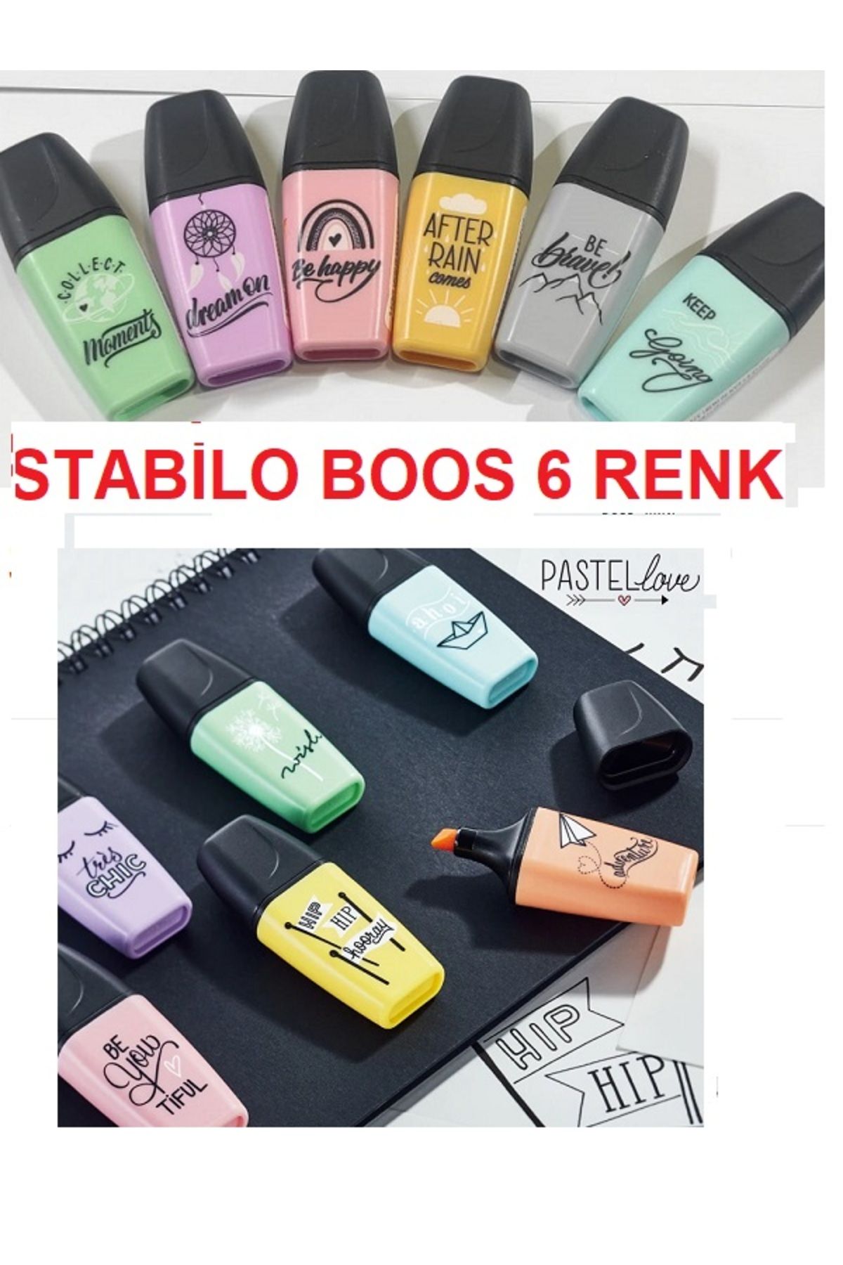 Stabilo Stabılo Boss Mini 6 Renk Fosforlu Kalem