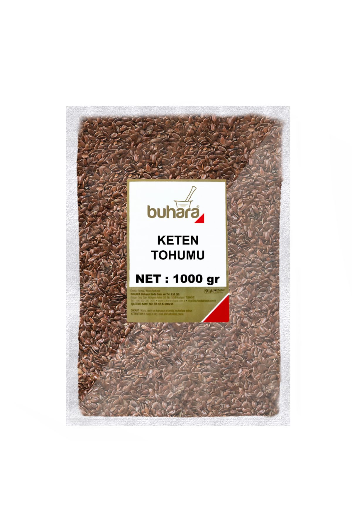 Buhara BUHARA KETEN TOHUMU TANE 1000 gr