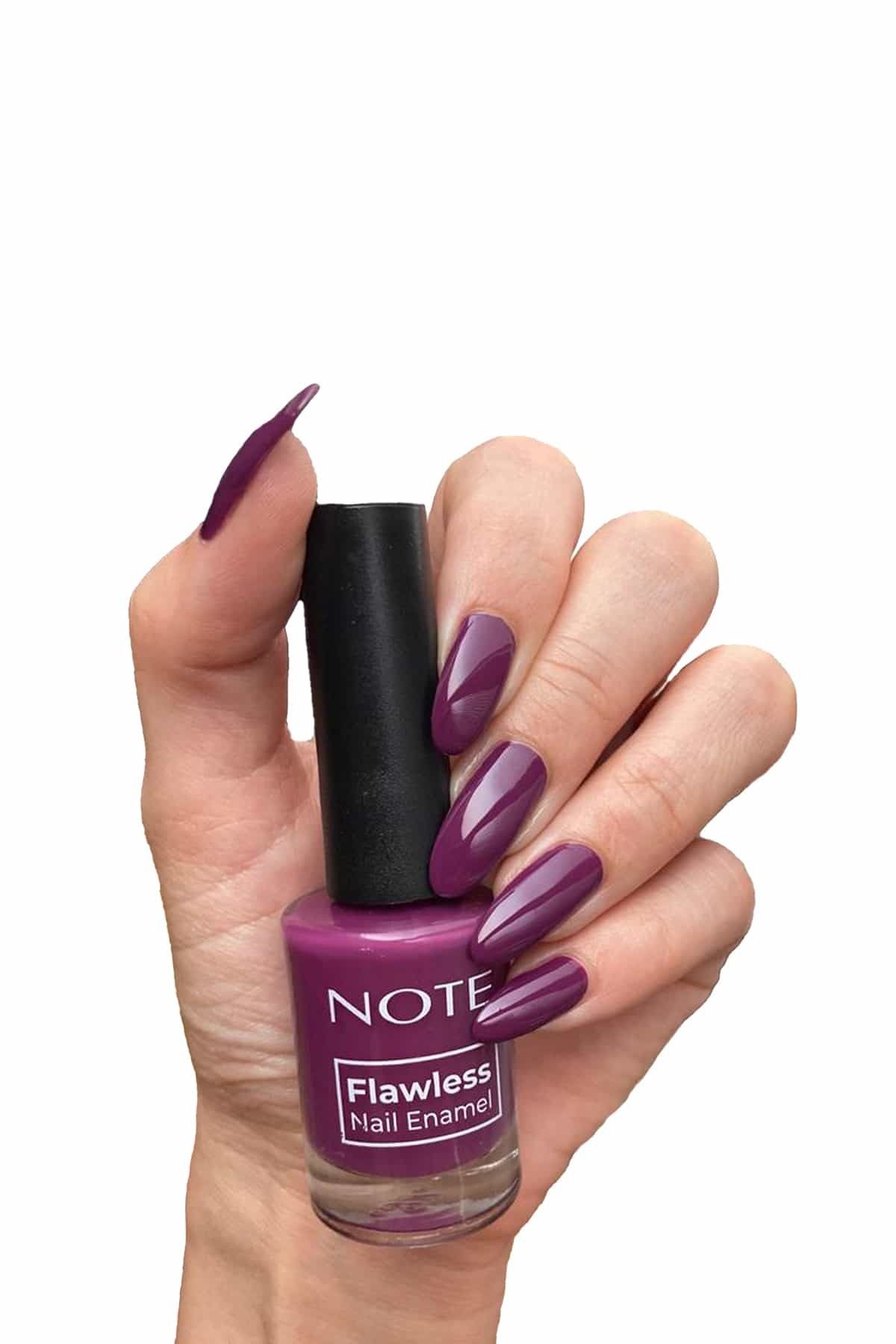 Note Cosmetics Nail Flawless Oje 31 Rocky Purple - Mor