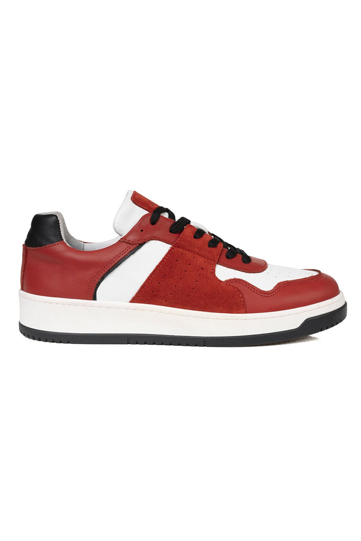 Greyder Erkek Kırmızı Beyaz Hakiki Deri Sneaker Ayakkabı 3k1sa75174