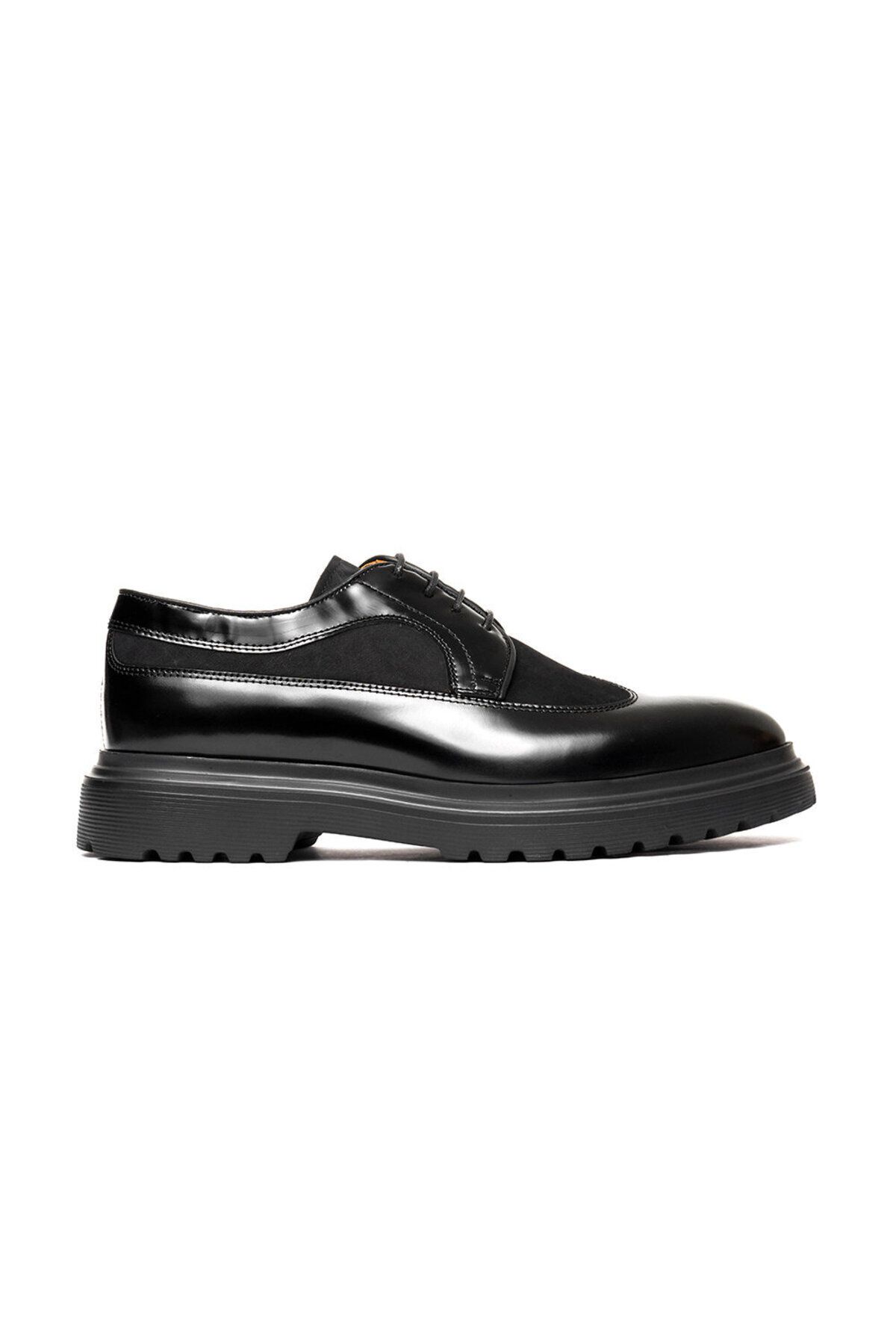 Greyder Erkek Siyah Hakiki Deri Klasik Ayakkabı 3k1ka16320