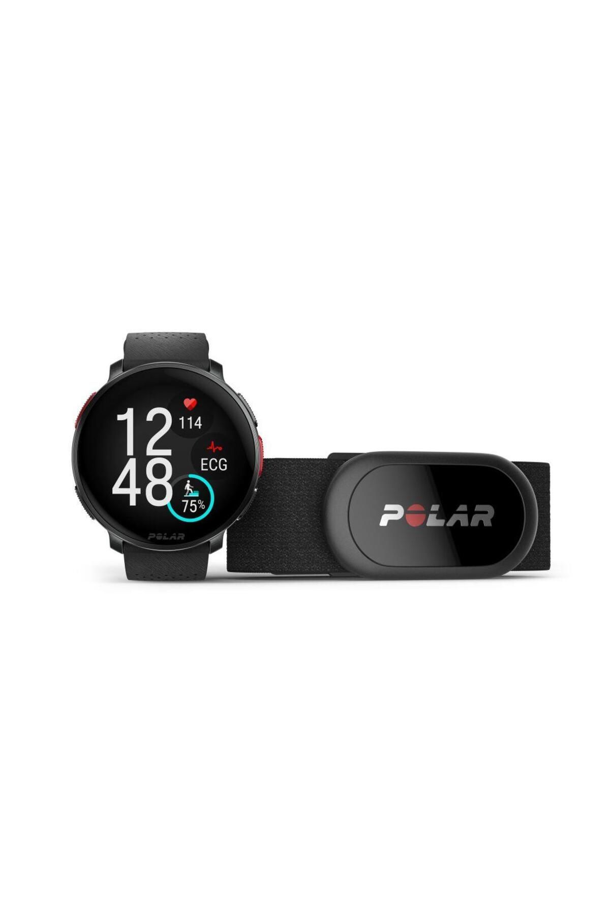 Polar Watch Vantage V3 GPS'li Premium Çoklu Spor Saati BLK/BLK S-L HR