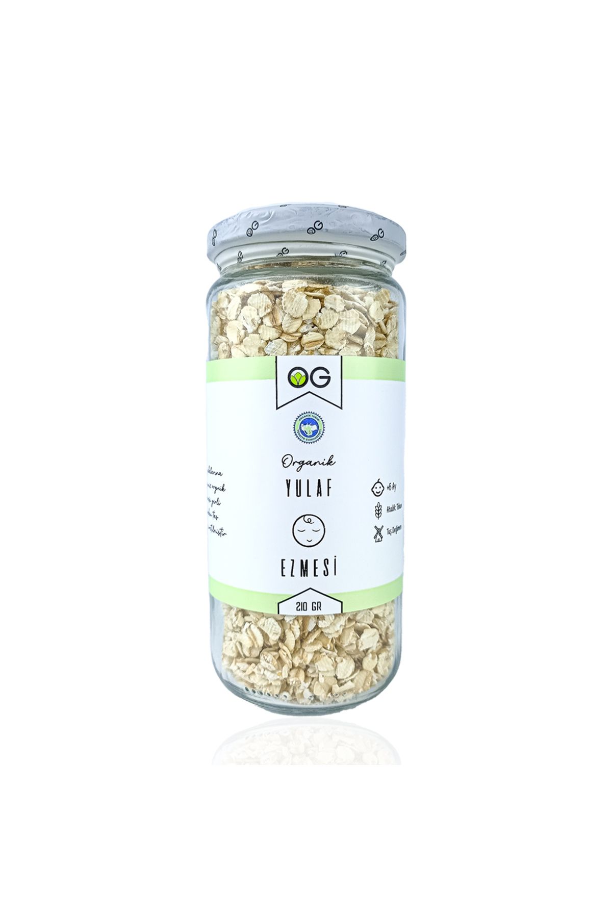 OG natural Organik Yulaf Ezmesi 210 gr