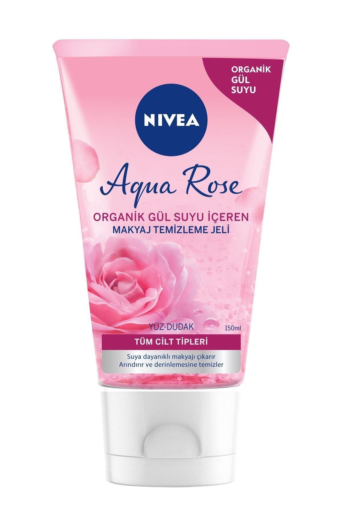 Aqua Rose Organik Gül Suyu İçeren Makyaj Temizleme Jeli 150ml,Yüz Temizleme_1