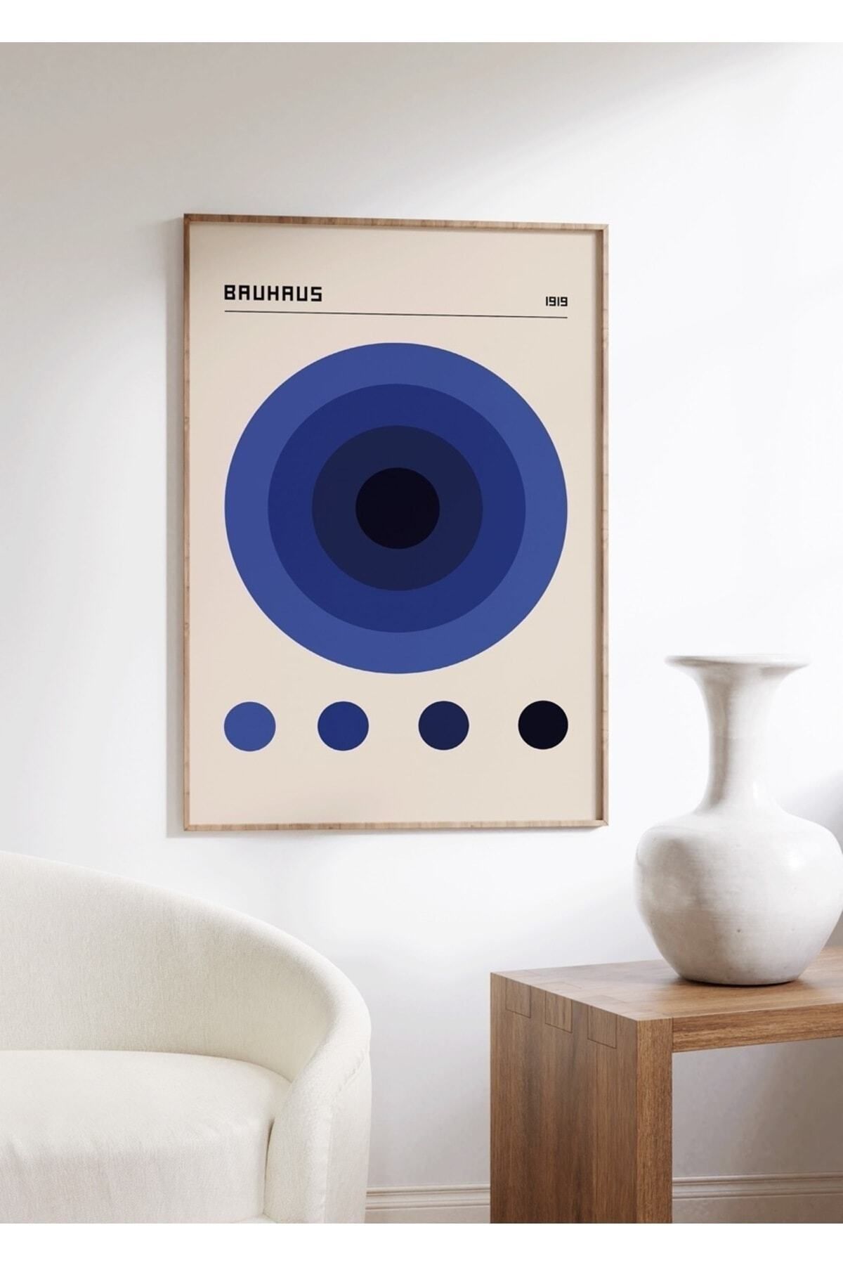Yaris Note Bauhaus Çerçevesiz Poster Modern Tablo Dekoratif Çerçevesiz Tablo