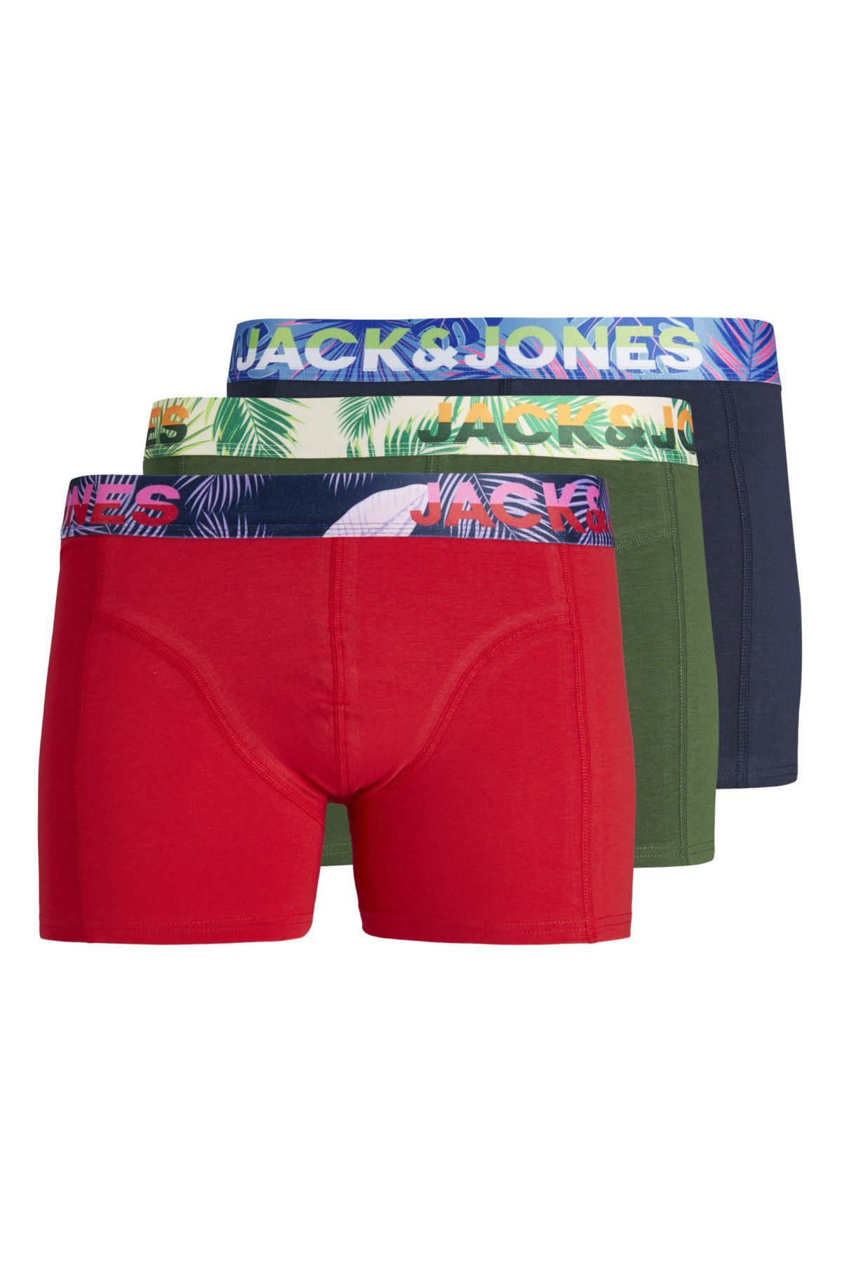 Jack & Jones 3'lü Logolu Boxer Paketi - Çocuk