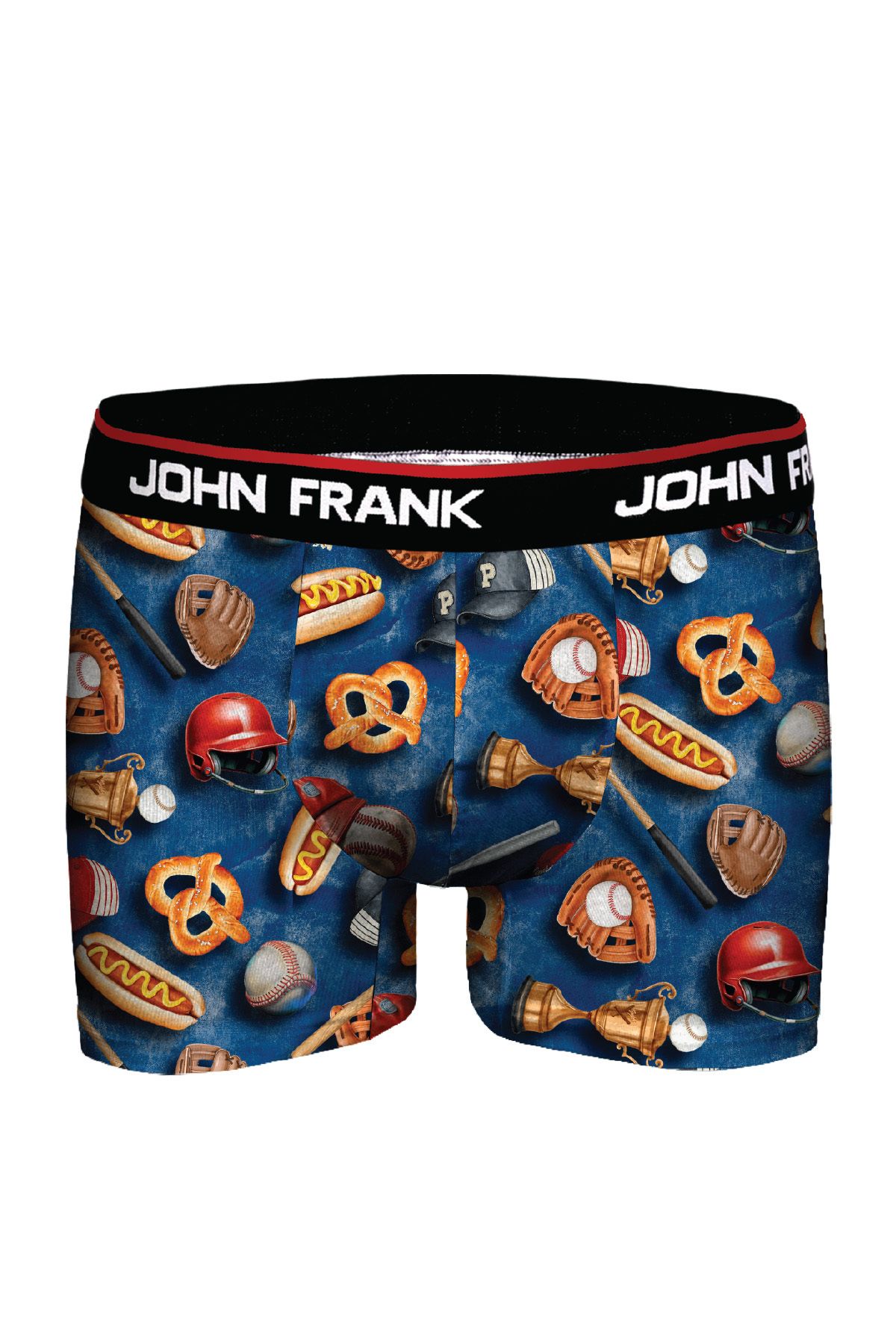 John Frank Renkli Desenli Dijital Baskılı Erkek Boxer