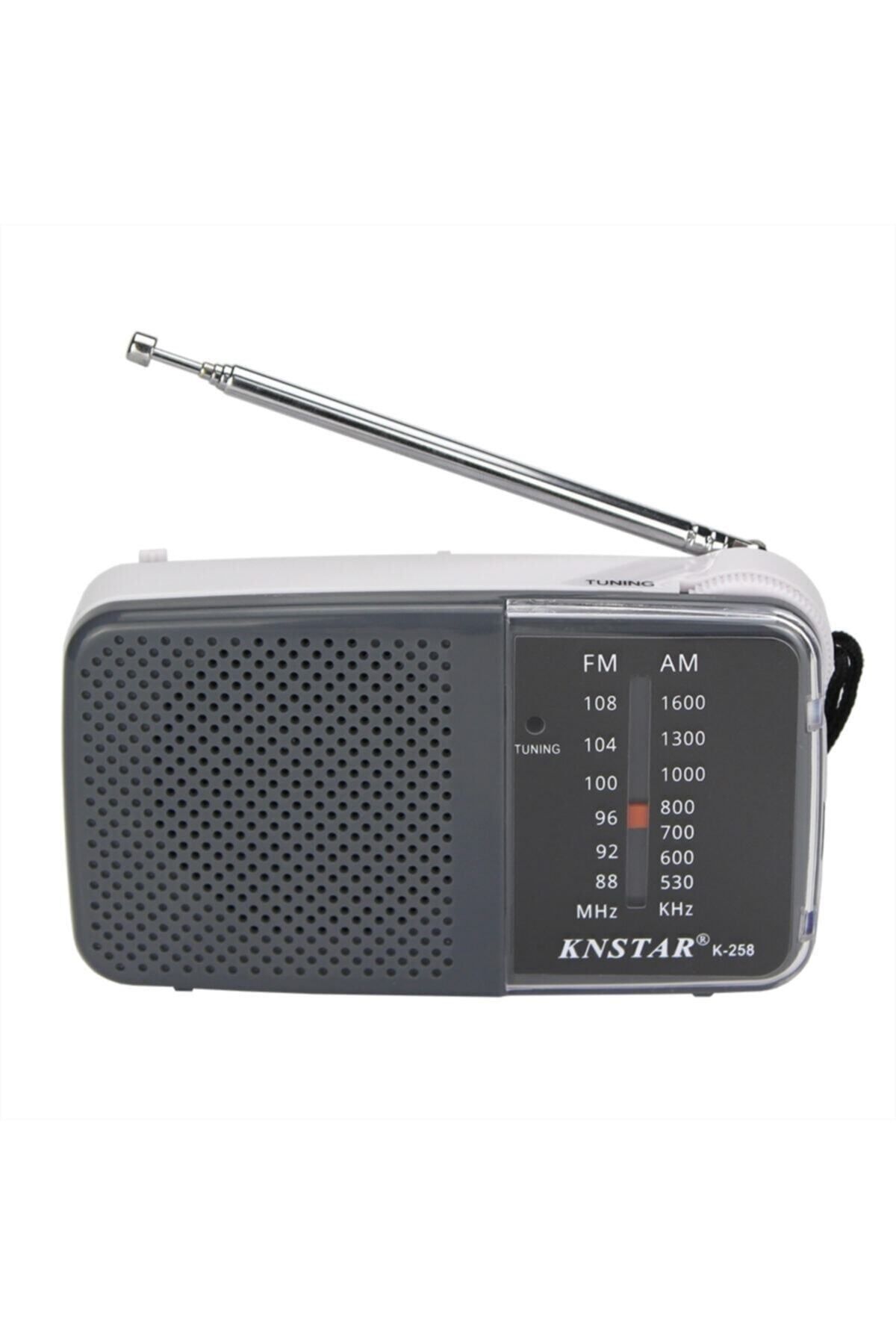 Knstar Radyo Pilli Cep Radyosu Fm-am Güçlü Çekim Kaliteli Kulaklık Girişi Olan El-cep-deprem Çantası Radyo