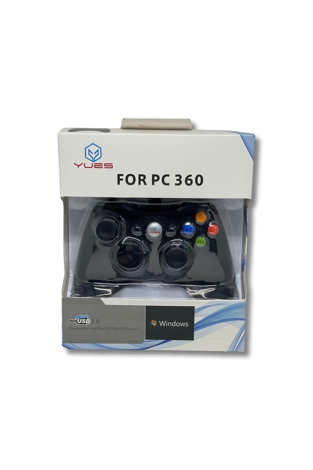 YUES Pc Gamepad Bilgisayar Oyun Kolu Pc Uyumlu Joystick Kablolu