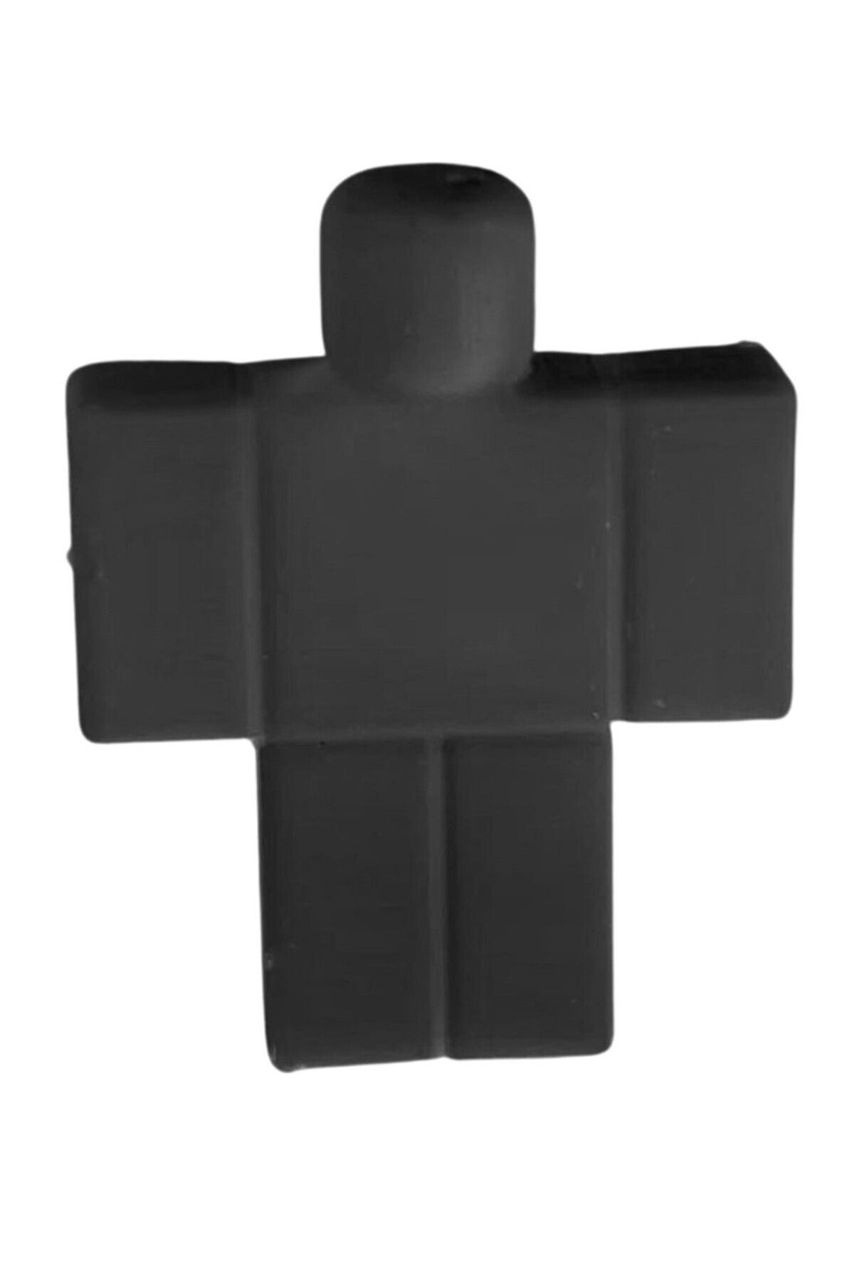 Biçim Vadisi - Roblox Karakter Figürü 6 X 7.65 X 1.8 Cm - 1 Adet Siyah Plastik Roblox Noob Karakter