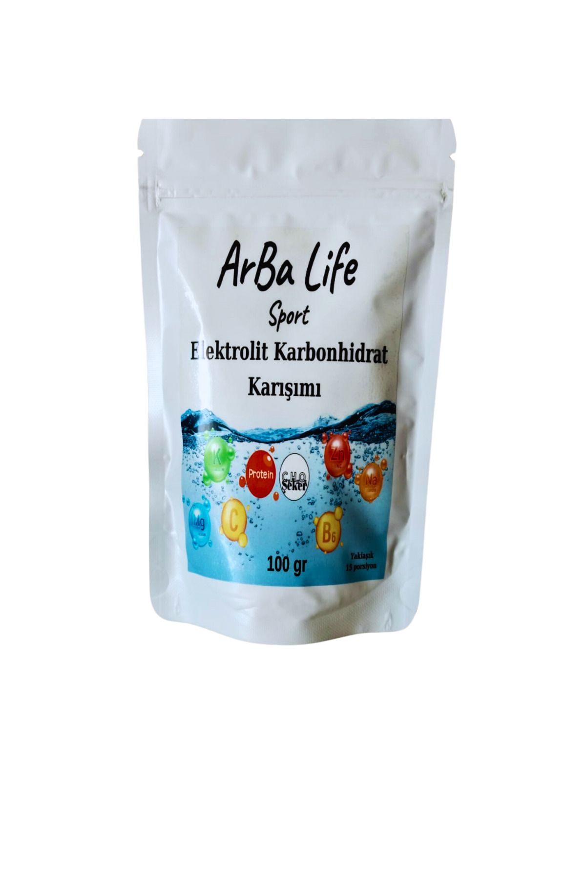 ArBa Life Sport Sporcular Için Elektrolit Içecek Tozu- Mineral, Vitamin, Karbonhidrat Karışımı