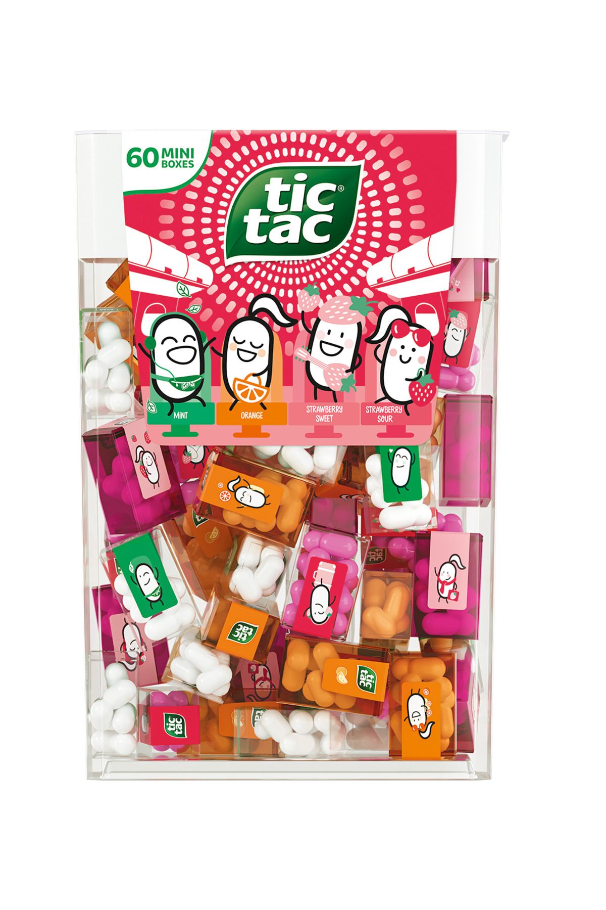 Tic Tac Maxi Box - Strawberry 60 mini boxes