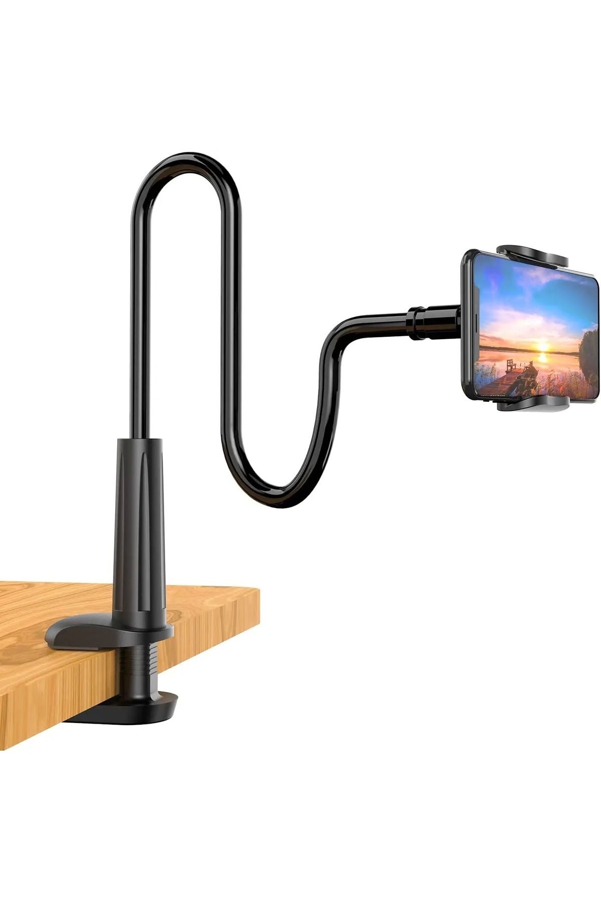 Farway Masaüstü Akrobat 360 Derece Oynar Başlıklı Telefon Tutucu Stand Tripod
