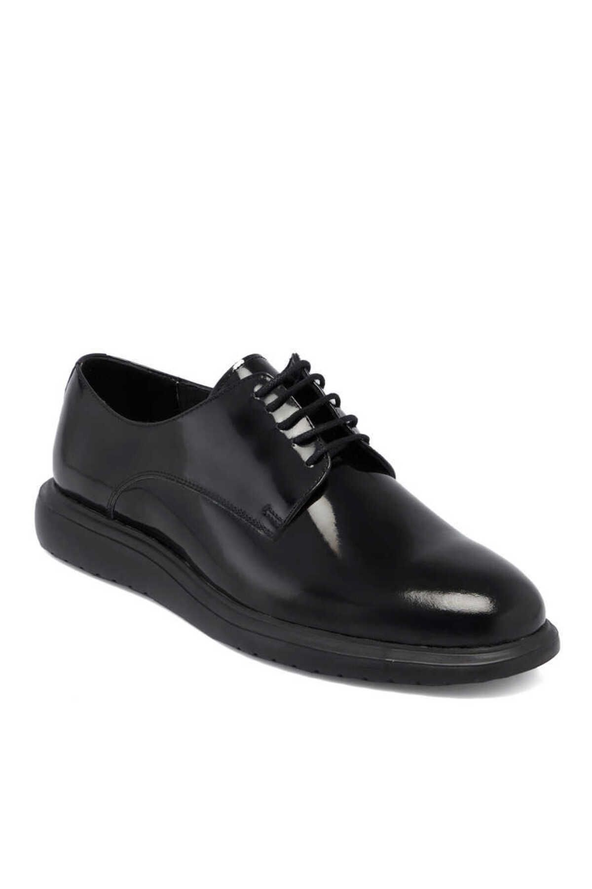 Tergan Siyah Rugan Deri Erkek Klasik Ayakkabı - E23S1AY56466-A07