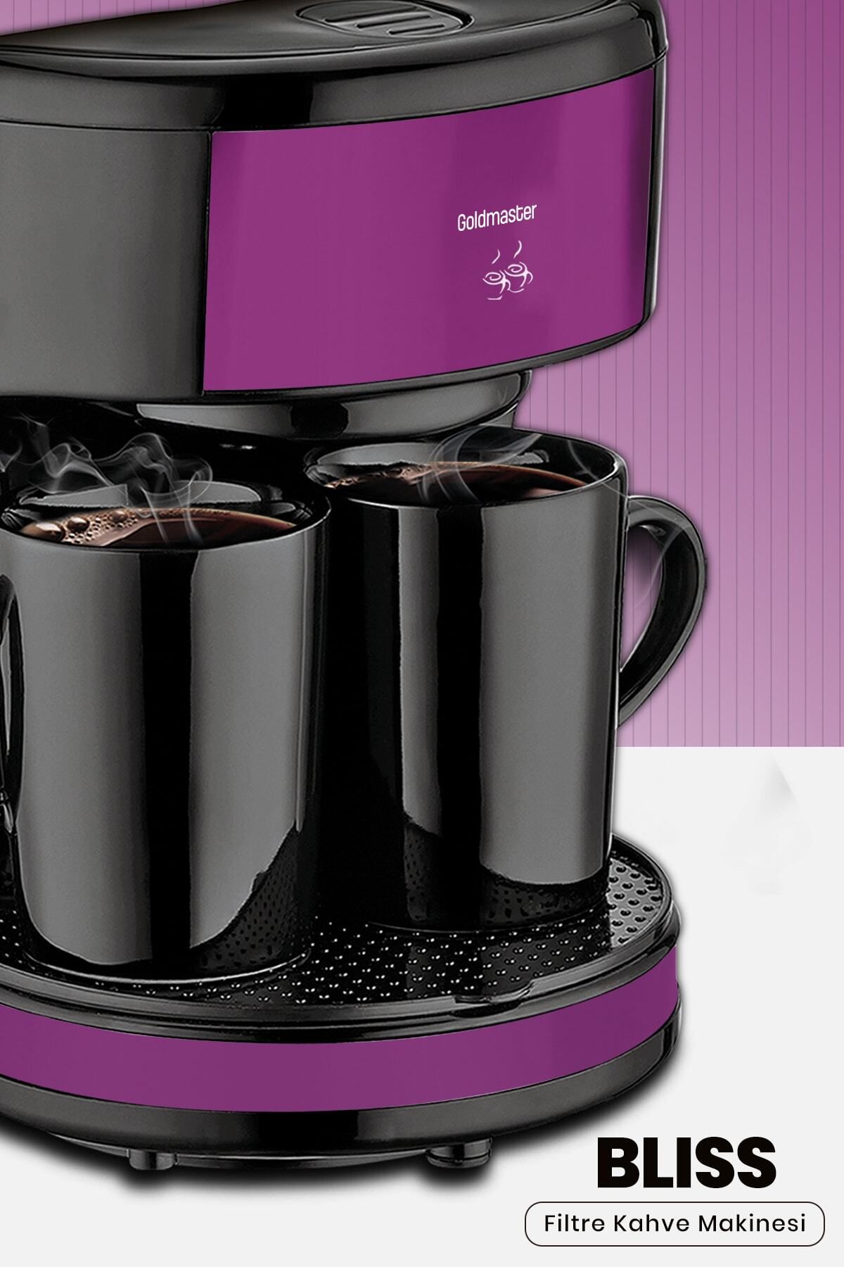 GoldMaster Bliss Yıkanabilir Ve Temizlenebilir Filtre Kahve Makinesi