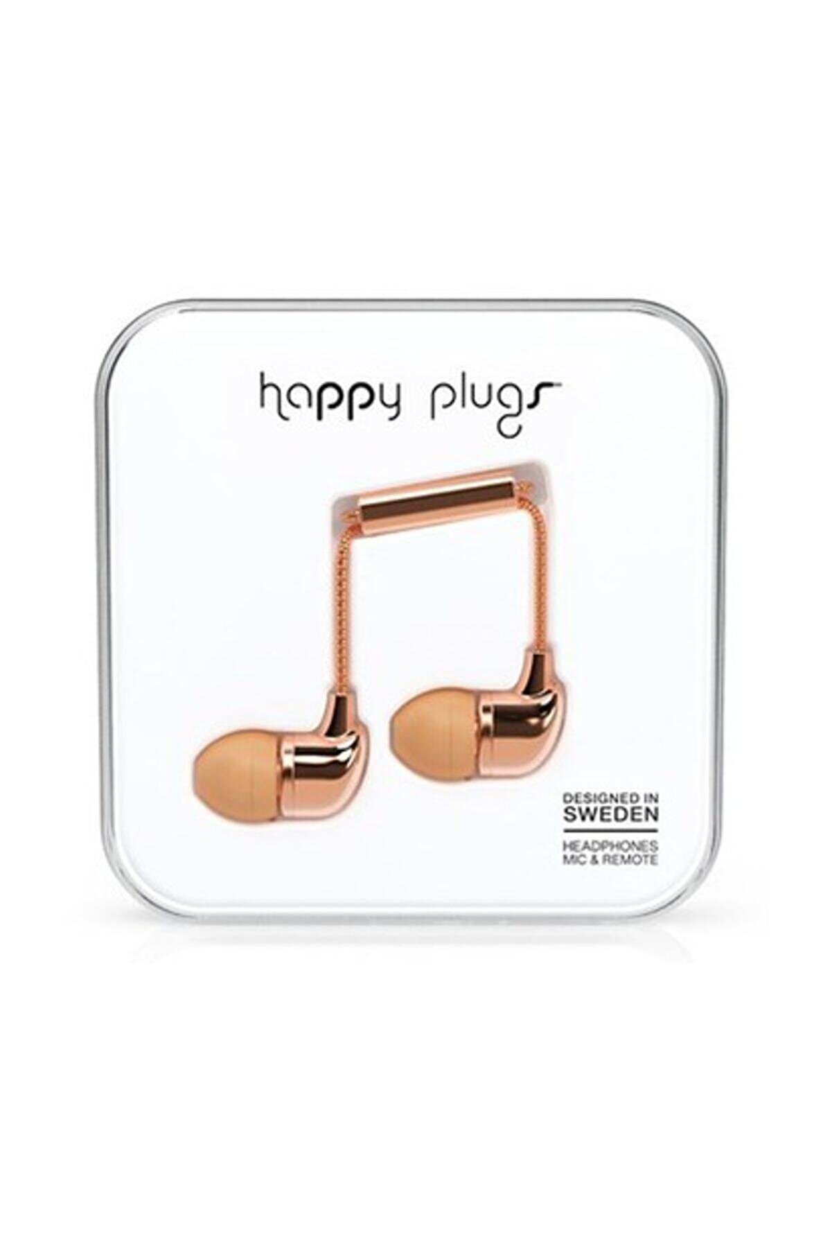Happy Plugs Silikonlu Kulak İçi Kulaklık 7738 ROSE GOLD