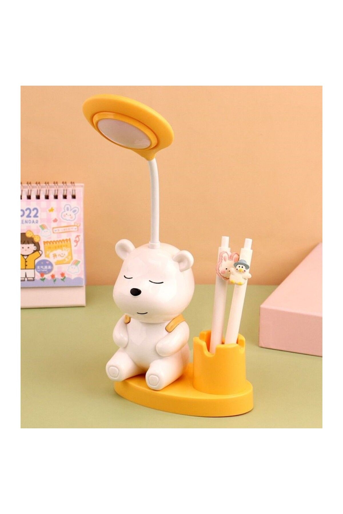 Genel Markalar Başucu lambaları USB şarj edilebilir masa lambası çocuk odası ve yetişkinler gecelambası