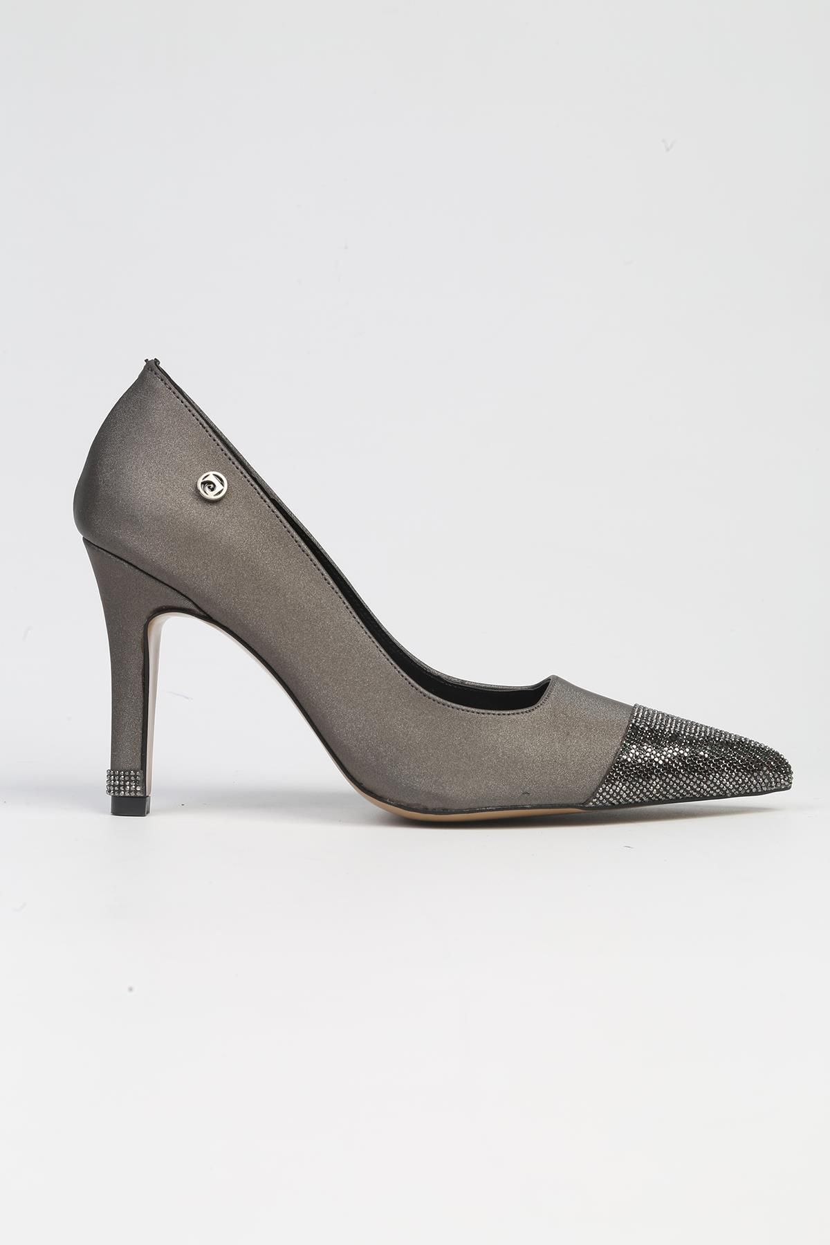 Pierre Cardin ® | PC-52616 - 3691 Platin-Kadın Topuklu Ayakkabı