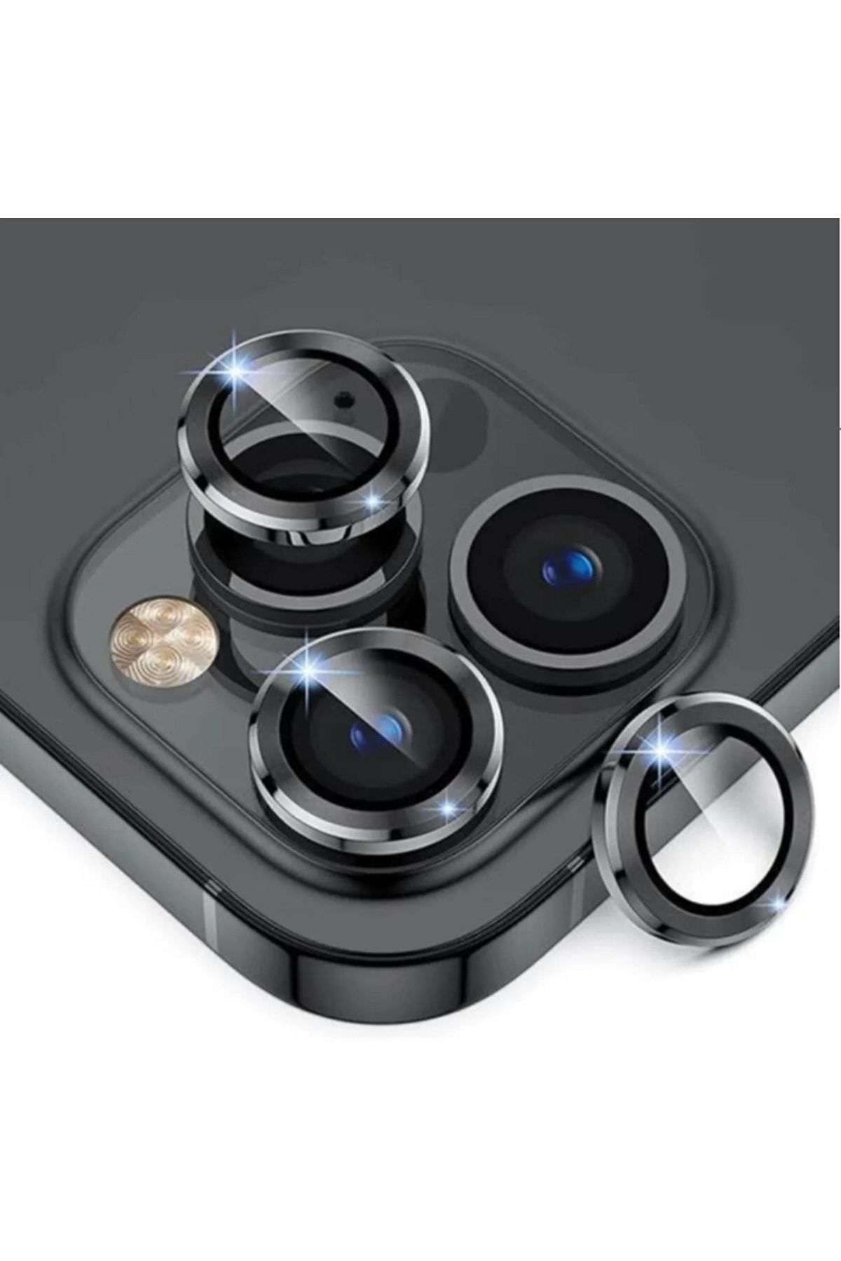 Go Aksesuar Iphone 14 Pro Ve 14 Promax Birebir Uyumlu Kamera Lens Koruyucu Cam