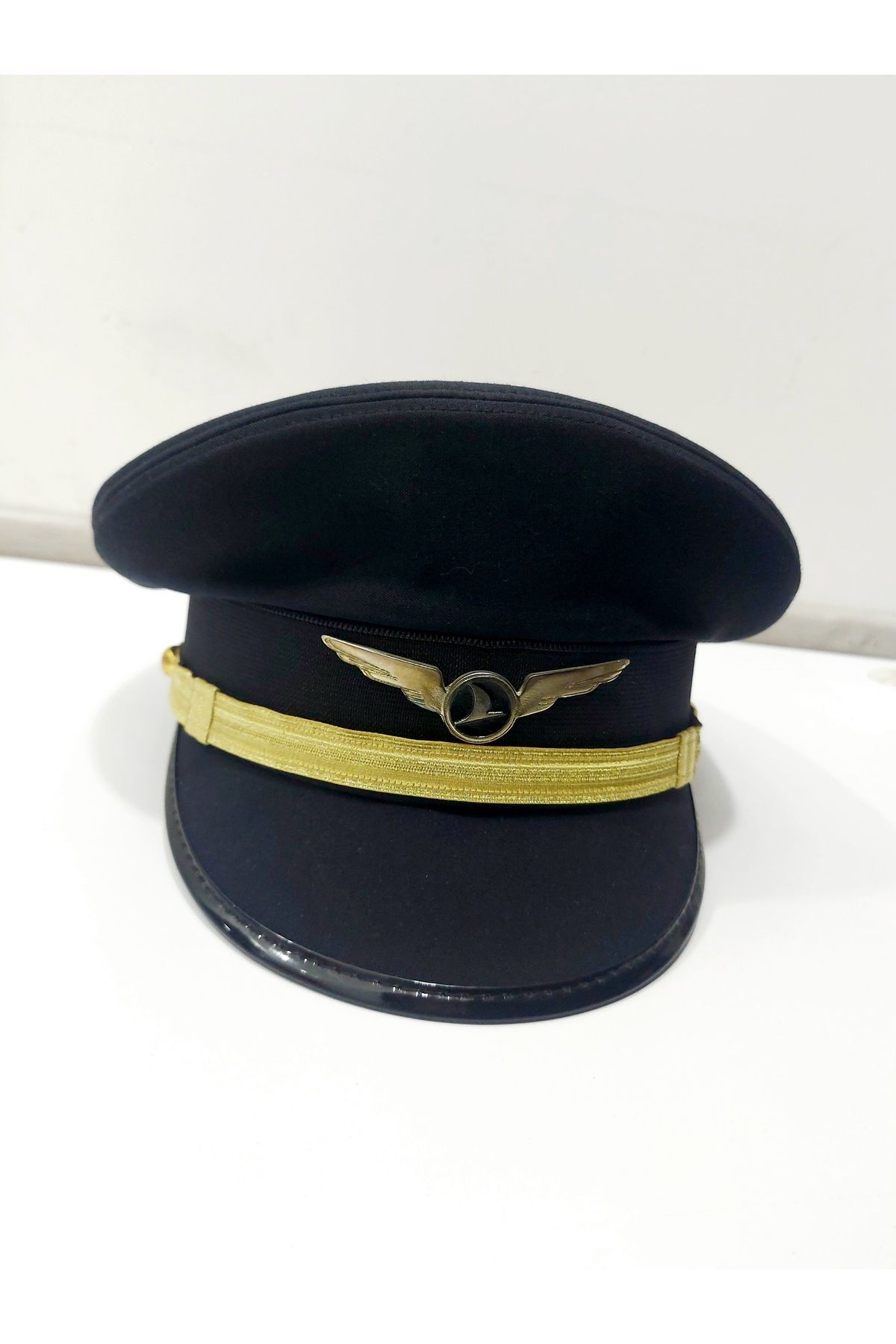 Havacı Uçuş Dünyası Türk Hava Yolları , Thy Logolu , Pilot - First Officer Şapkası