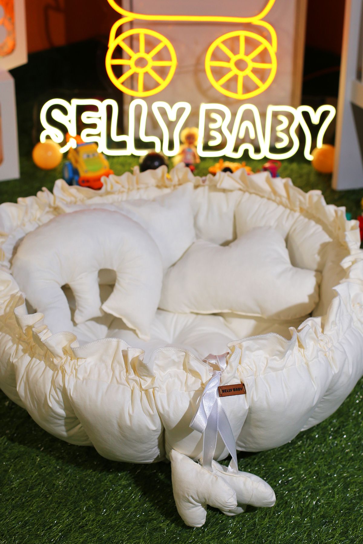 Selly Baby Krem Rengi Açılır-kapanır Uyku Ve Oyun Minderi