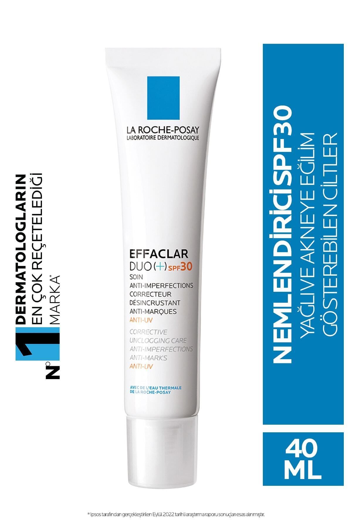 La Roche Posay Cream for Oily Skin Protective Against UVA&UVB Rays Effaclar Duo (+) Spf30 40.ML Shiine13