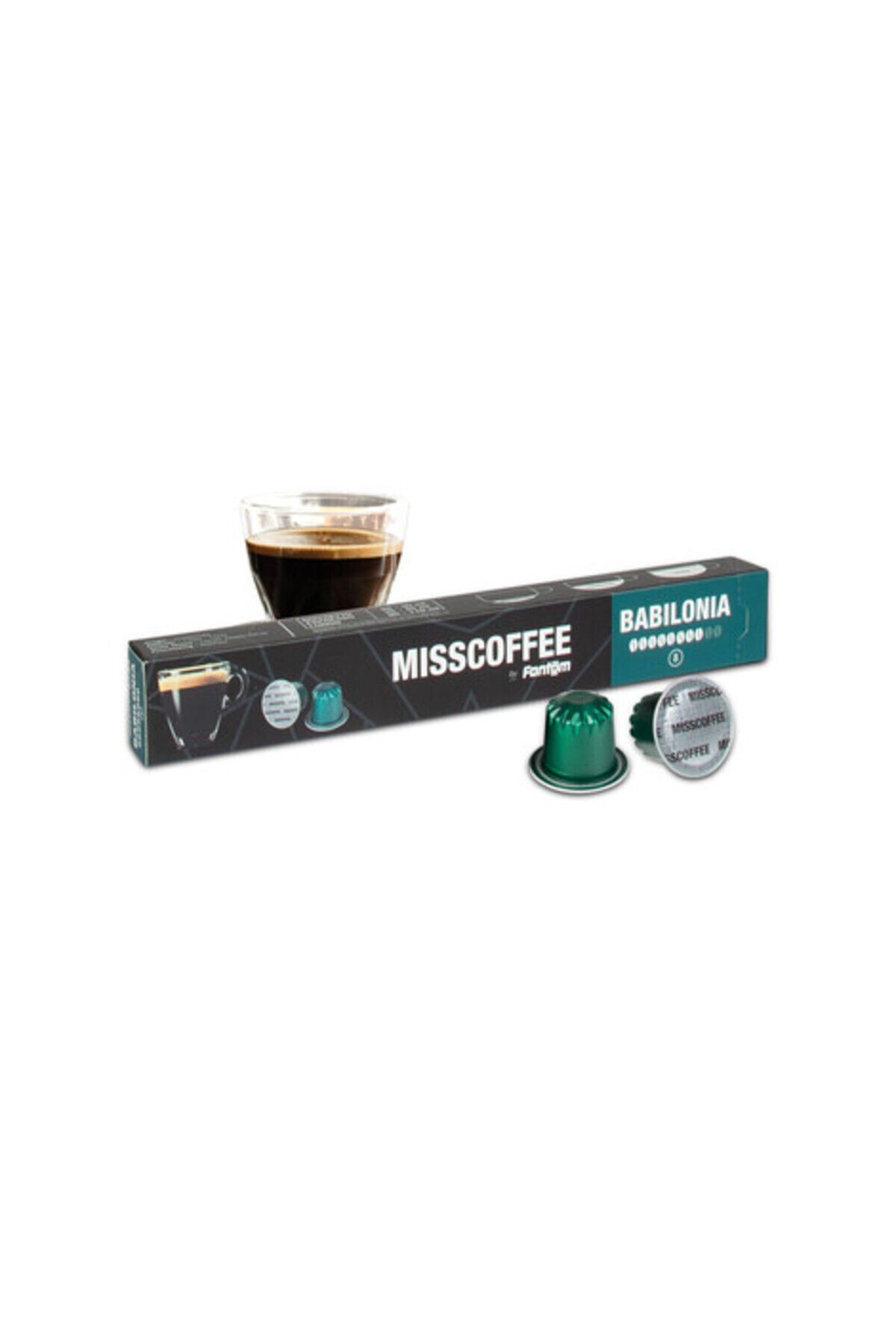 FANTOM Mısscoffee Babılonıa Kapsül Kahve Kutusu Nespresso Sistem Uyumlu