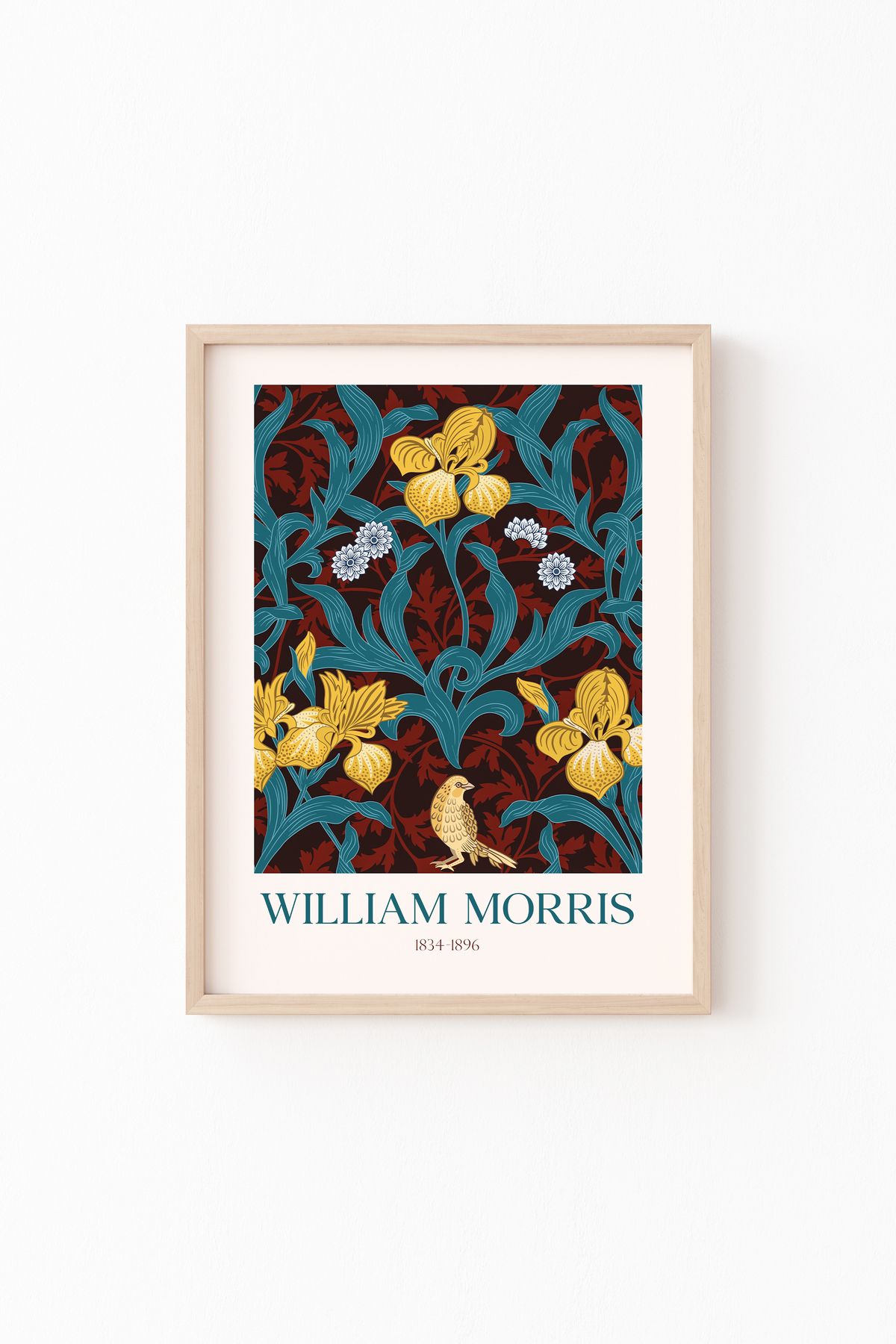 epiqart William Morris - Ahşap Çerçeve