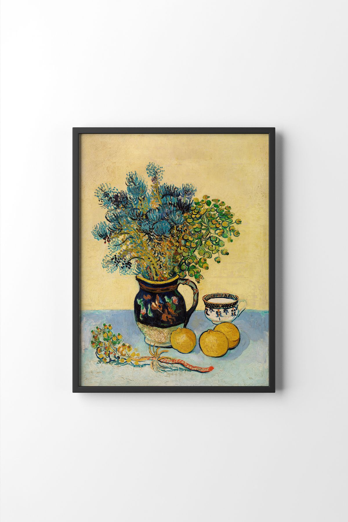 epiqart Natürmort - Vincent Van Gogh - Siyah Çerçeve