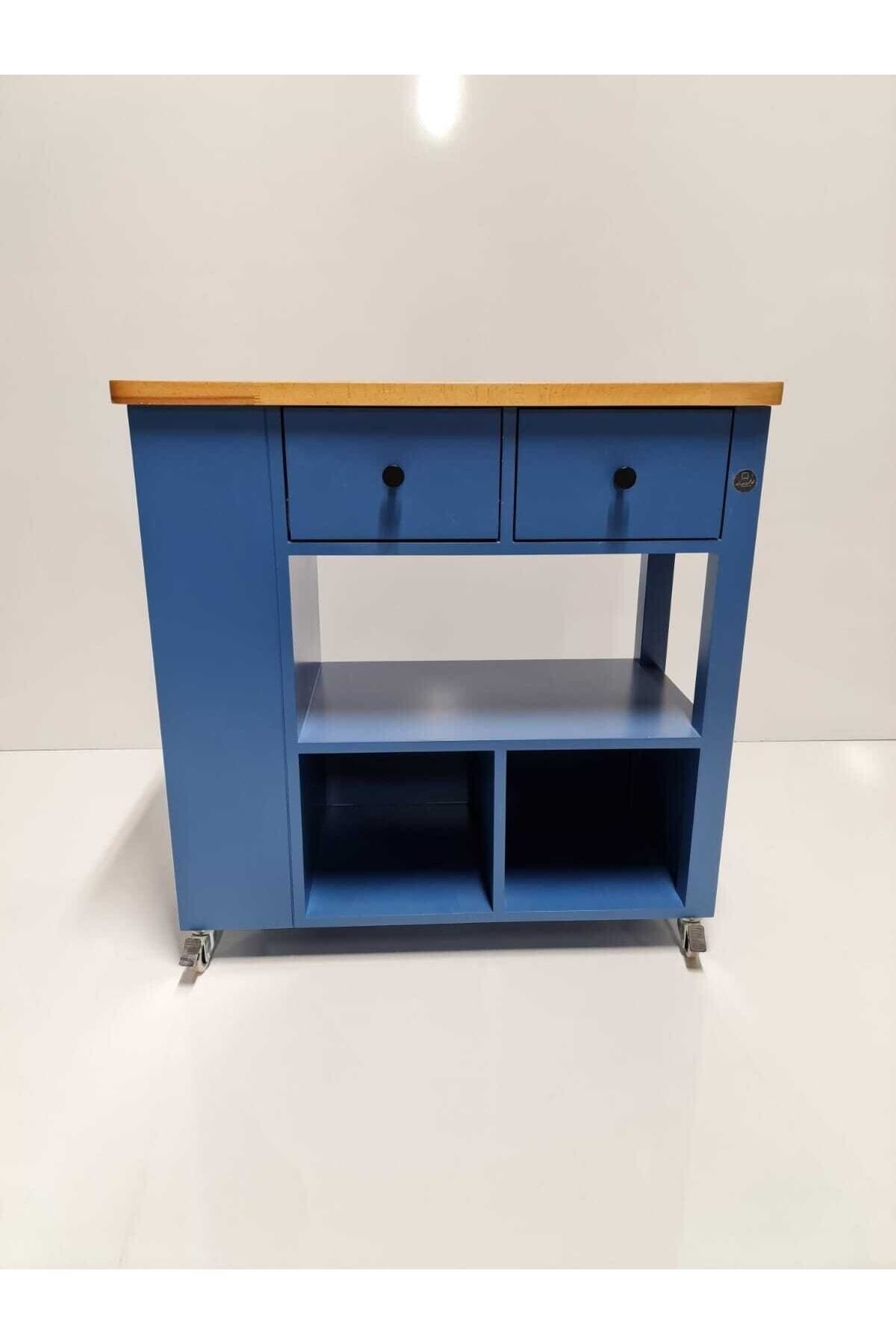 Dipole Furniture Handy Mat Lake Mavi Mutfak Servantı