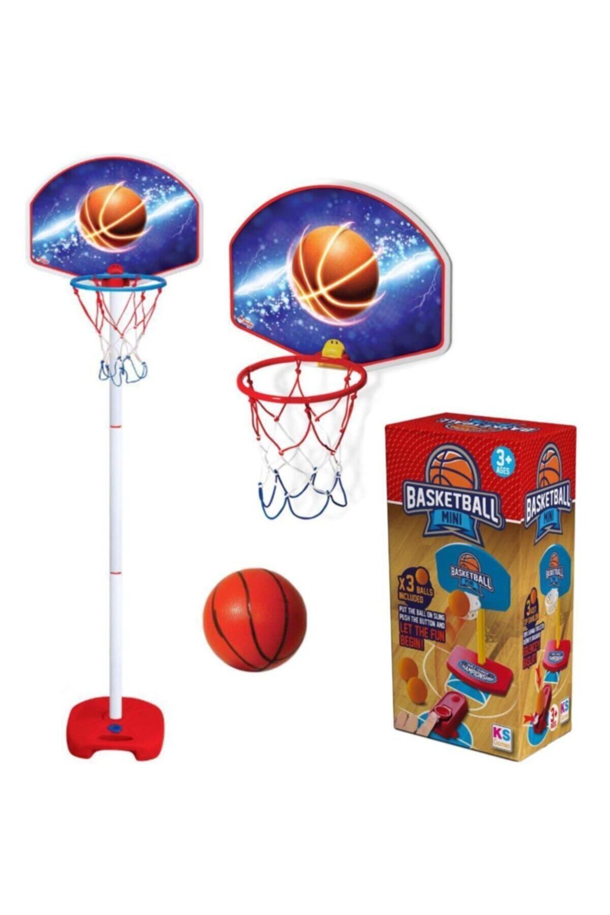 Depomiks Avm Ayaklı Basketbol Potası + Mini Basketbol Oyuncak - Erkek Çocuk Oyuncakları Depomiks