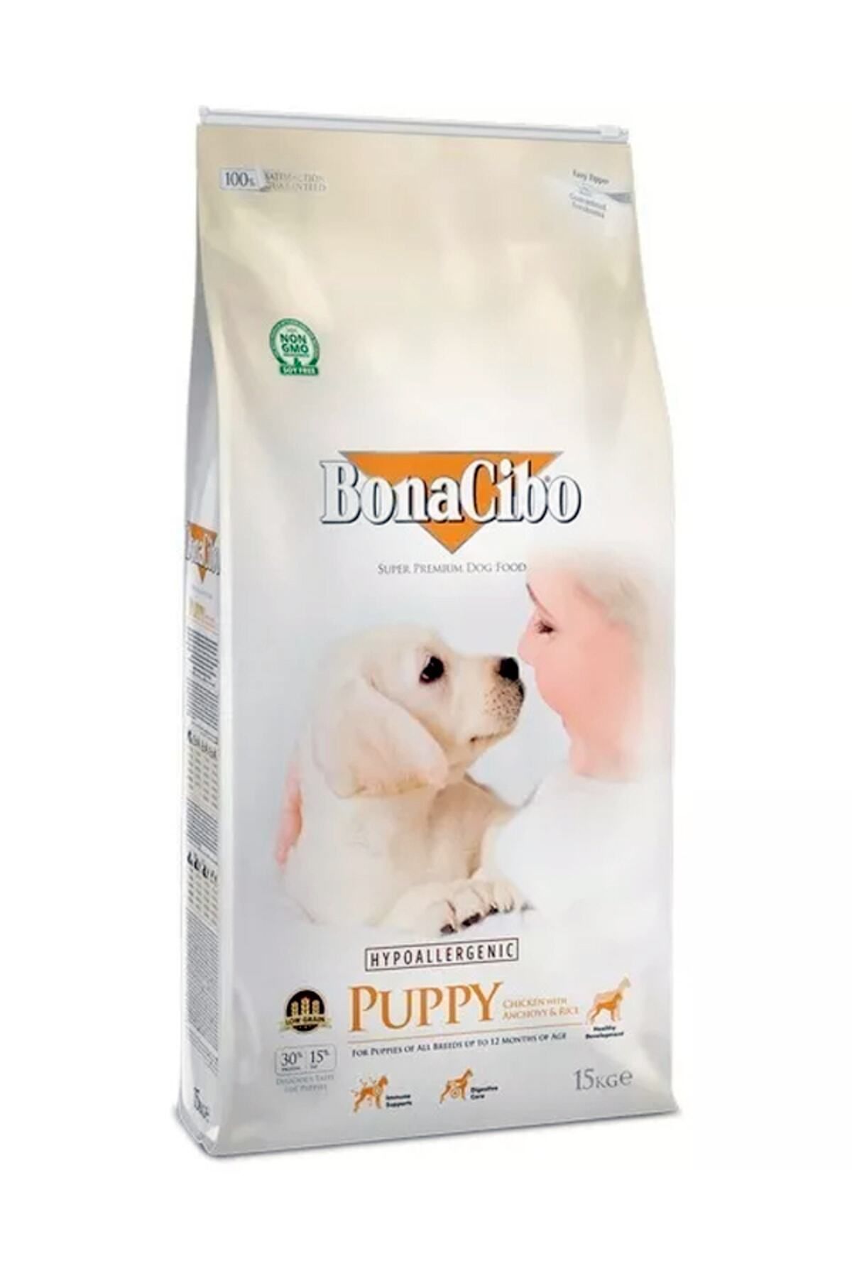 BonaCibo Puppy 15 Kg Tavuklu Ve Balıklı Yavru Köpek Maması