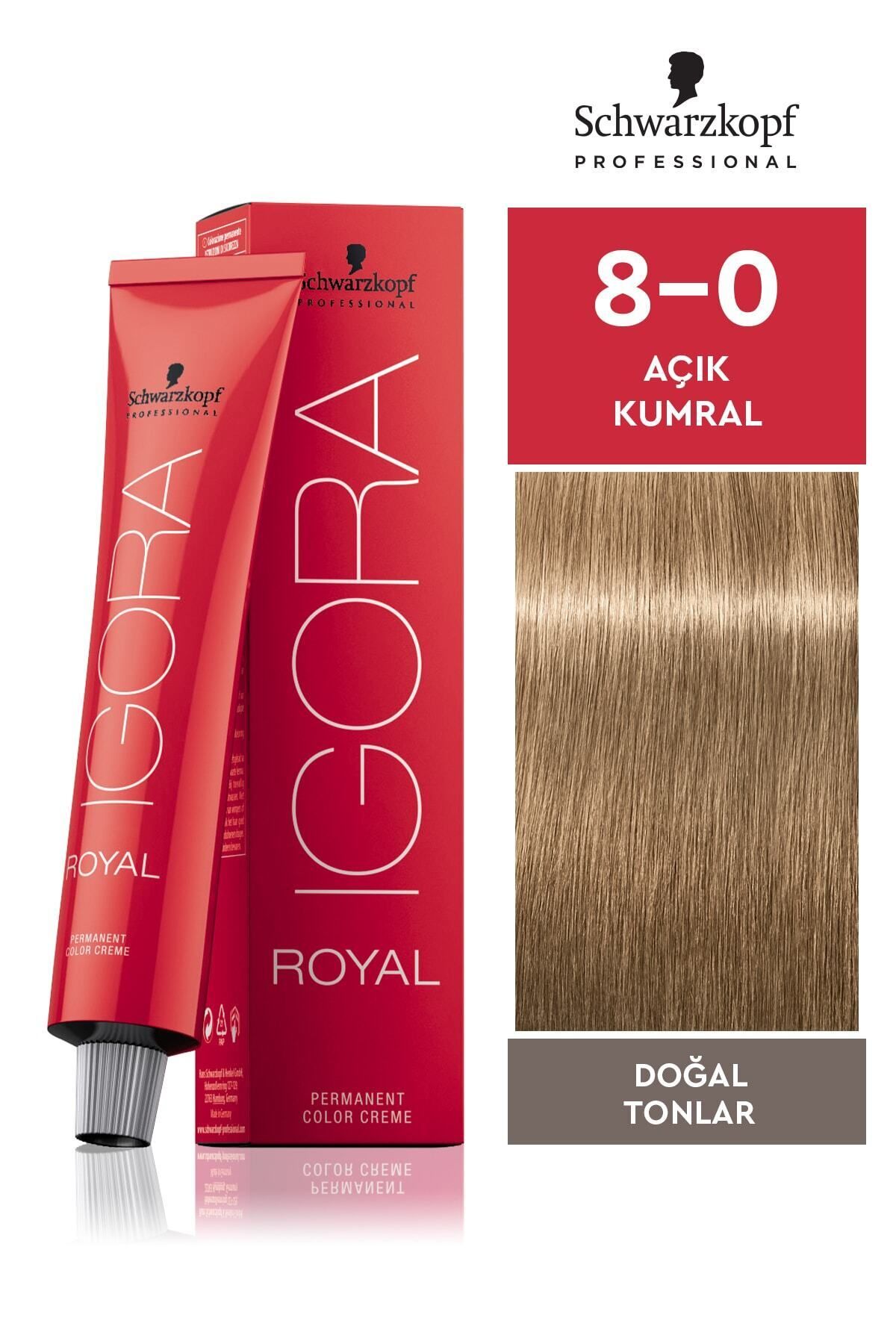 Igora Royal Doğal Tonlar 8-0 Açık Kumral Saç Boyası 60 ml