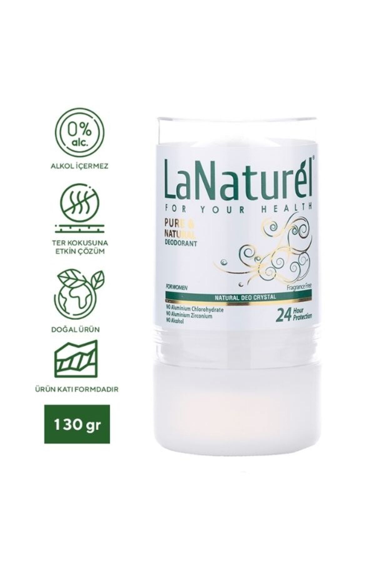 LaNaturel Kristal Deodorant Kokusuz Kadın 130 gr
