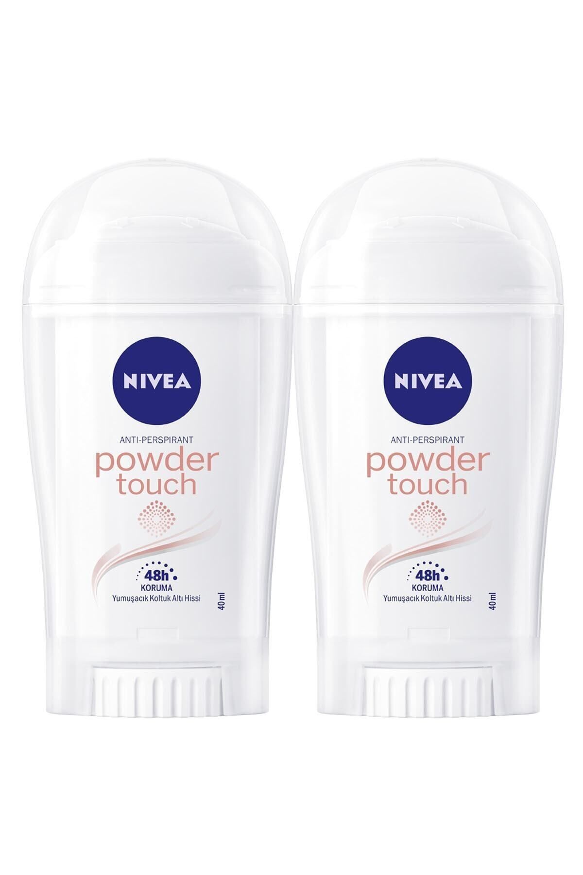 NIVEA Nıvea Powder Touch Kadın Deodorant Stick 40 Ml 2'li