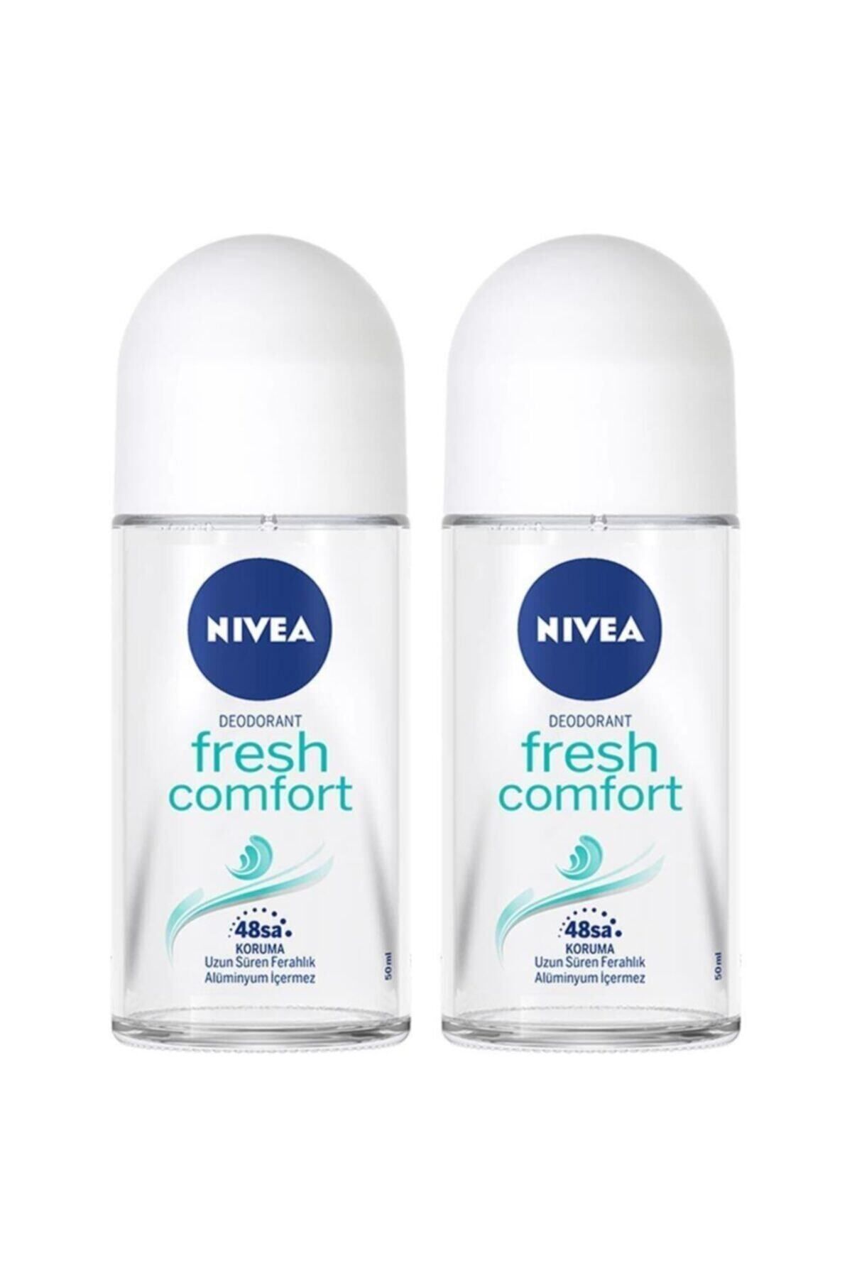NIVEA Nıvea Kadın Roll On Deodorant Fresh Comfort 50 Ml 2'li