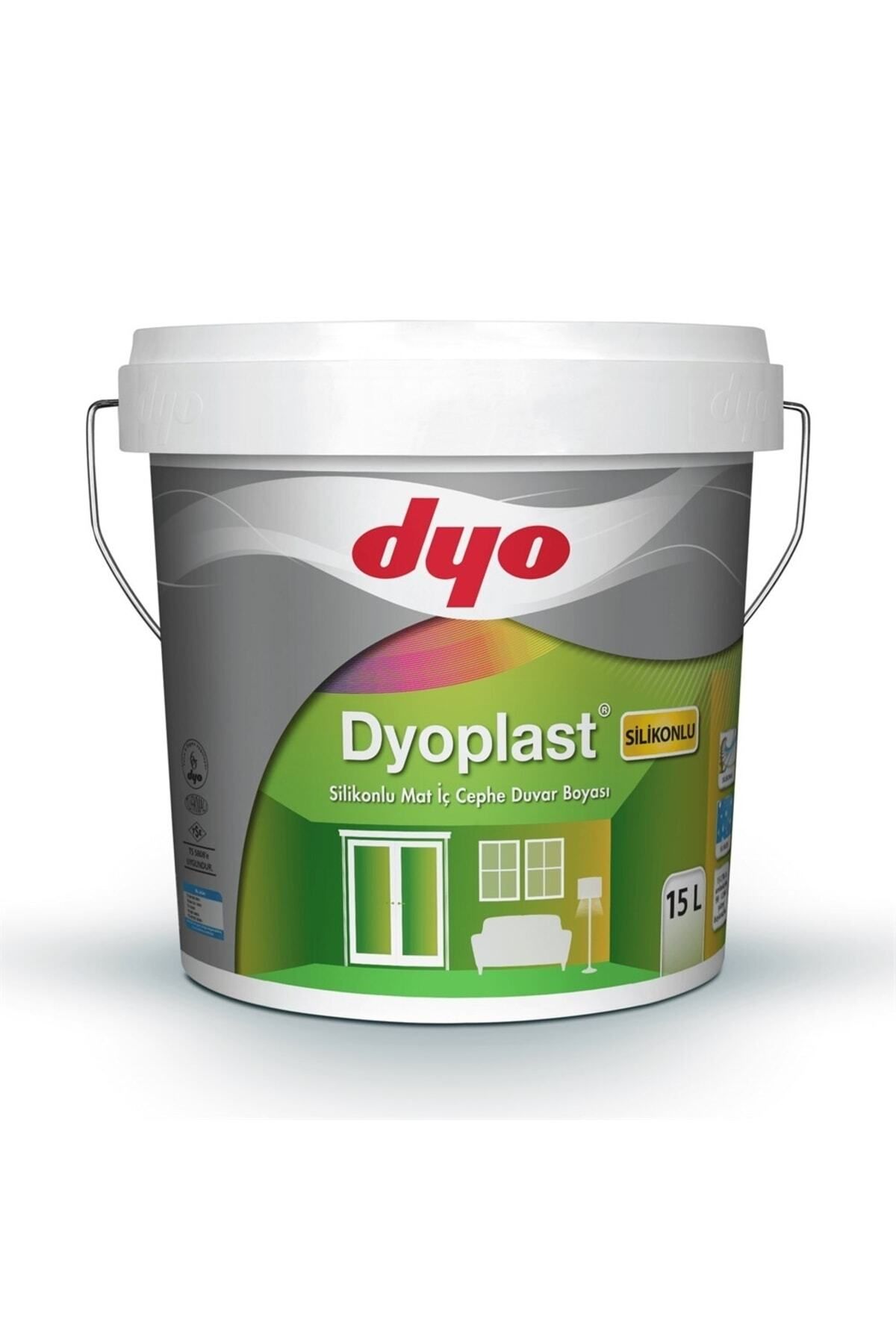 Dyo Plast Silikonlu Mat Iç Cephe Duvar Boyası 15 Lt (20kg)