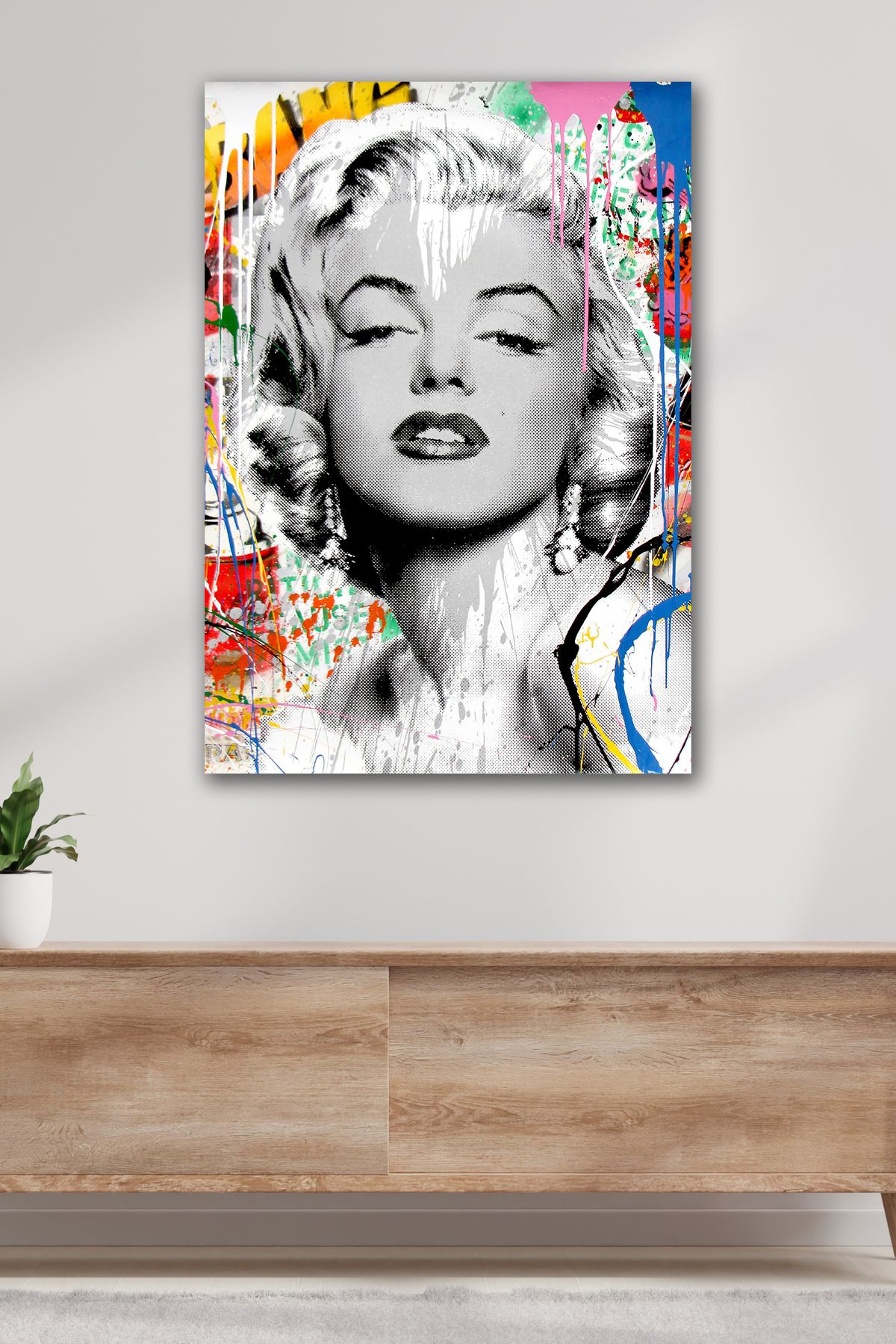 Sanat Tablo Marilyn Monroe Pop Art Tablo Kanvas Duvar Tablosu Baskılı Ev Ofis Otel Dekor Hediyelik Tablo