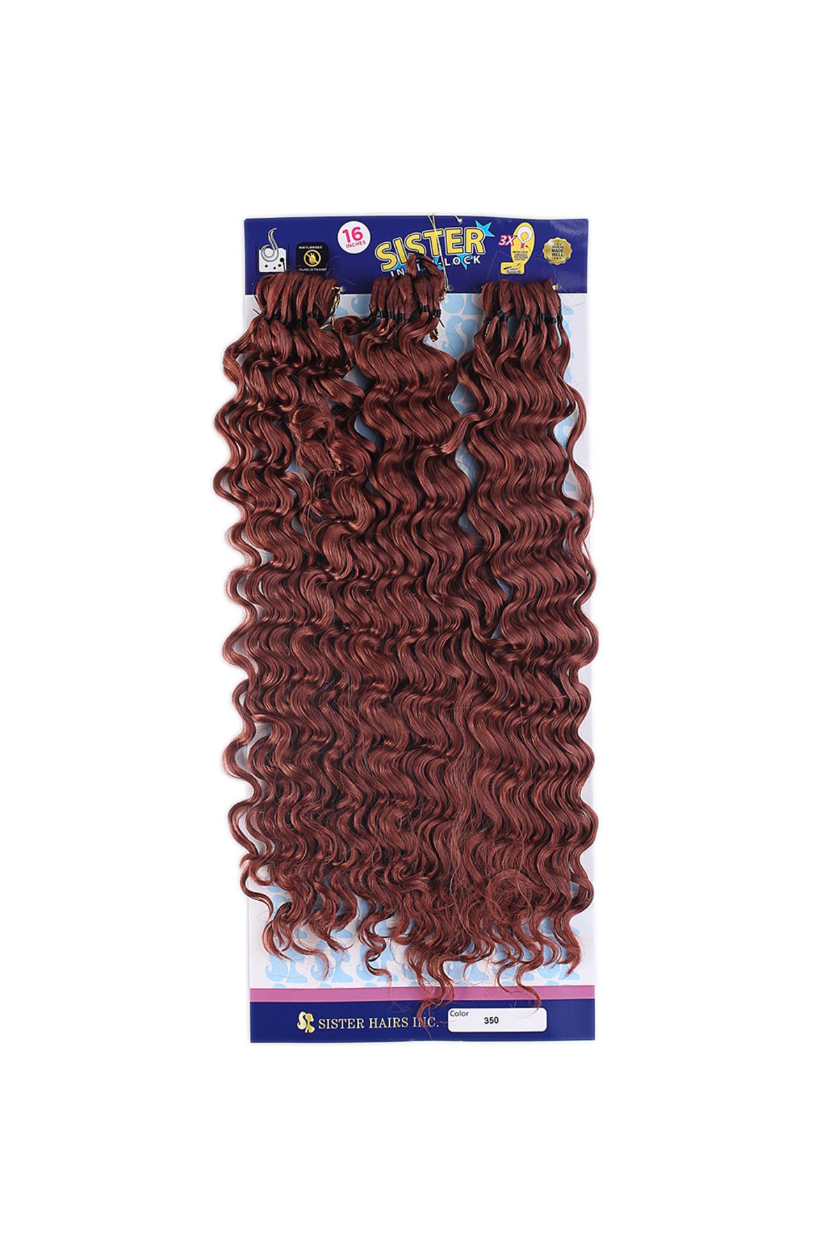 Grandmix CLZ201 Sister Afro Dalgası Saç / Kızıl Bakır 350