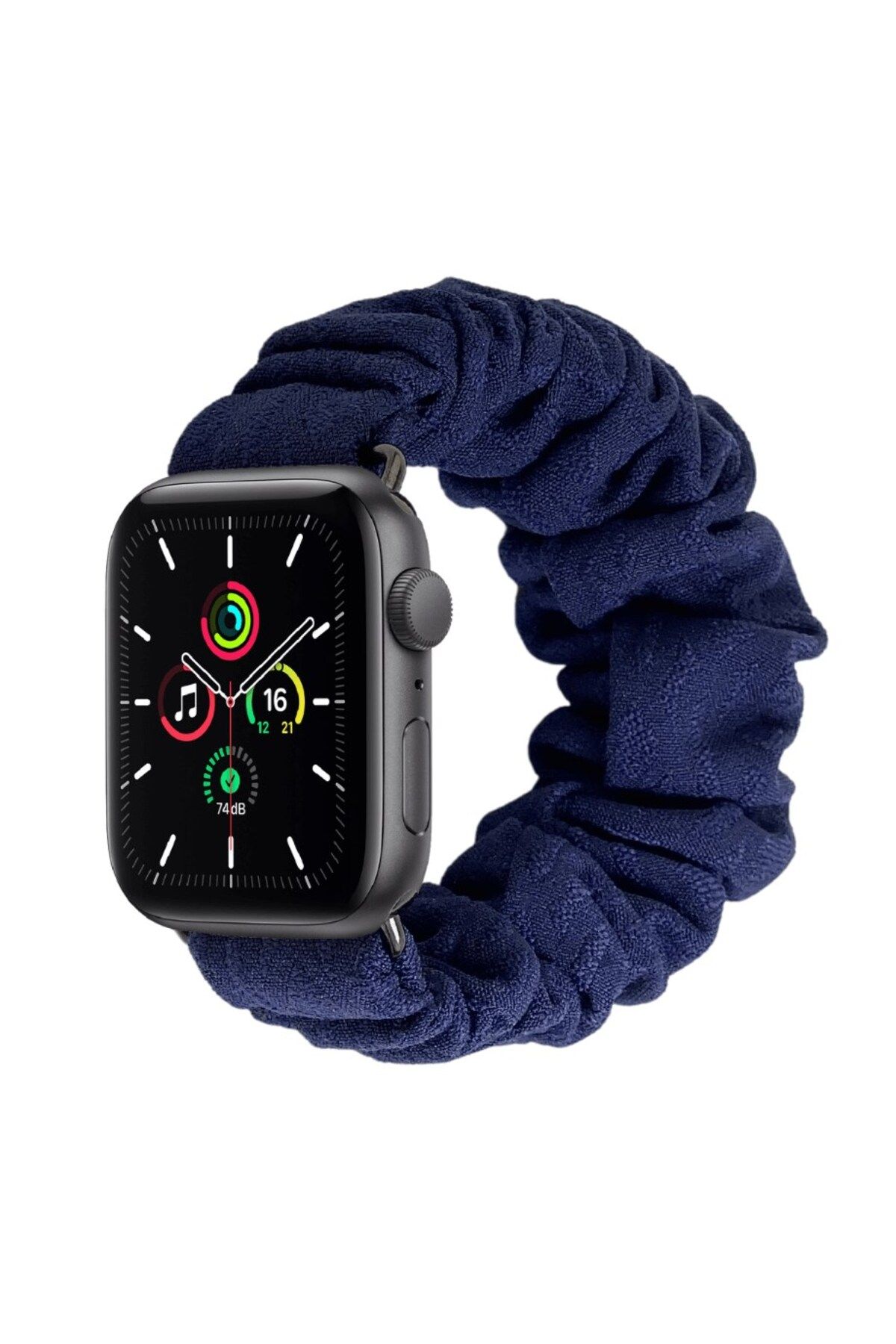 Macfame Apple Watch Uyumlu Loop Kordon Lacivert